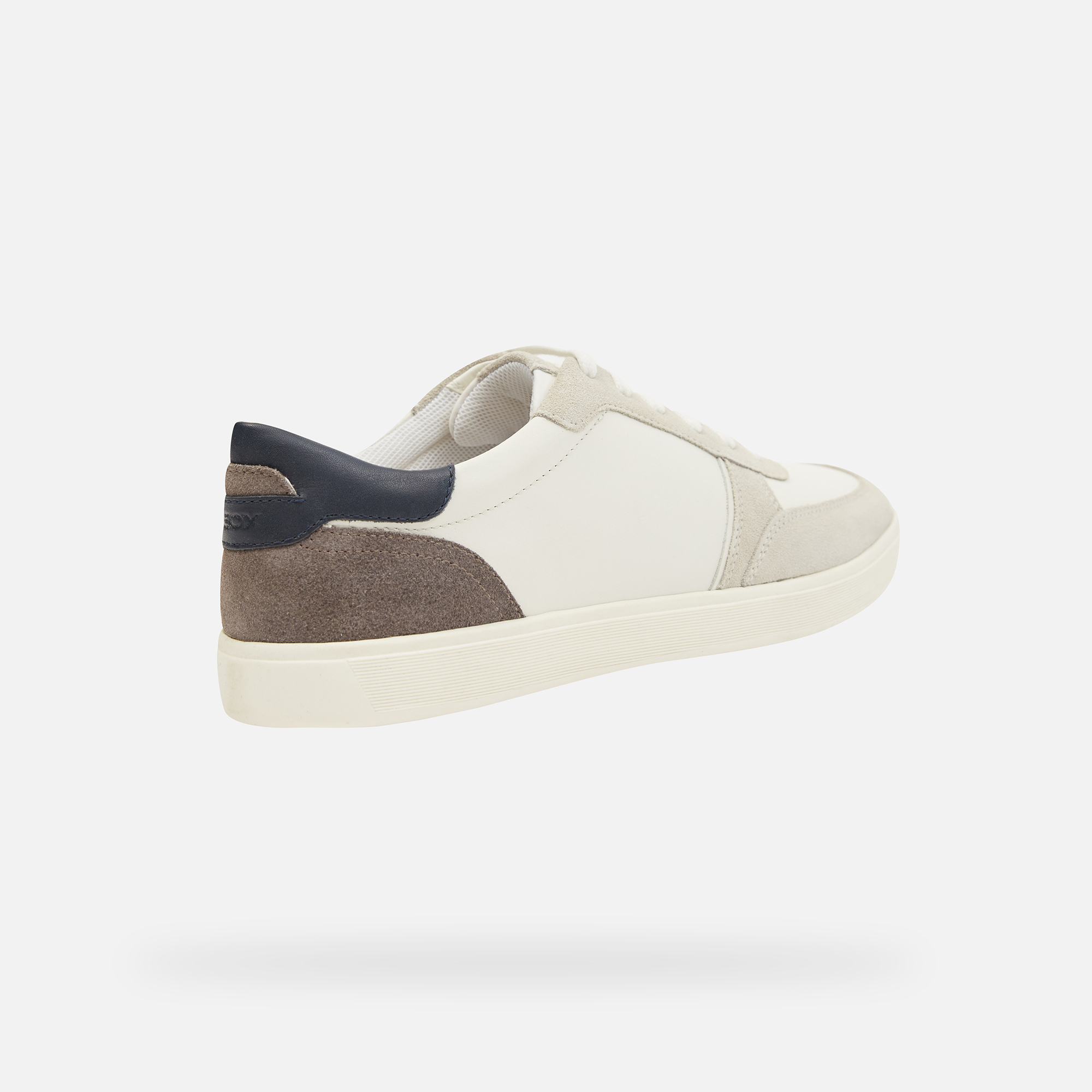Cream men's sneakers Geox Avola - Men's