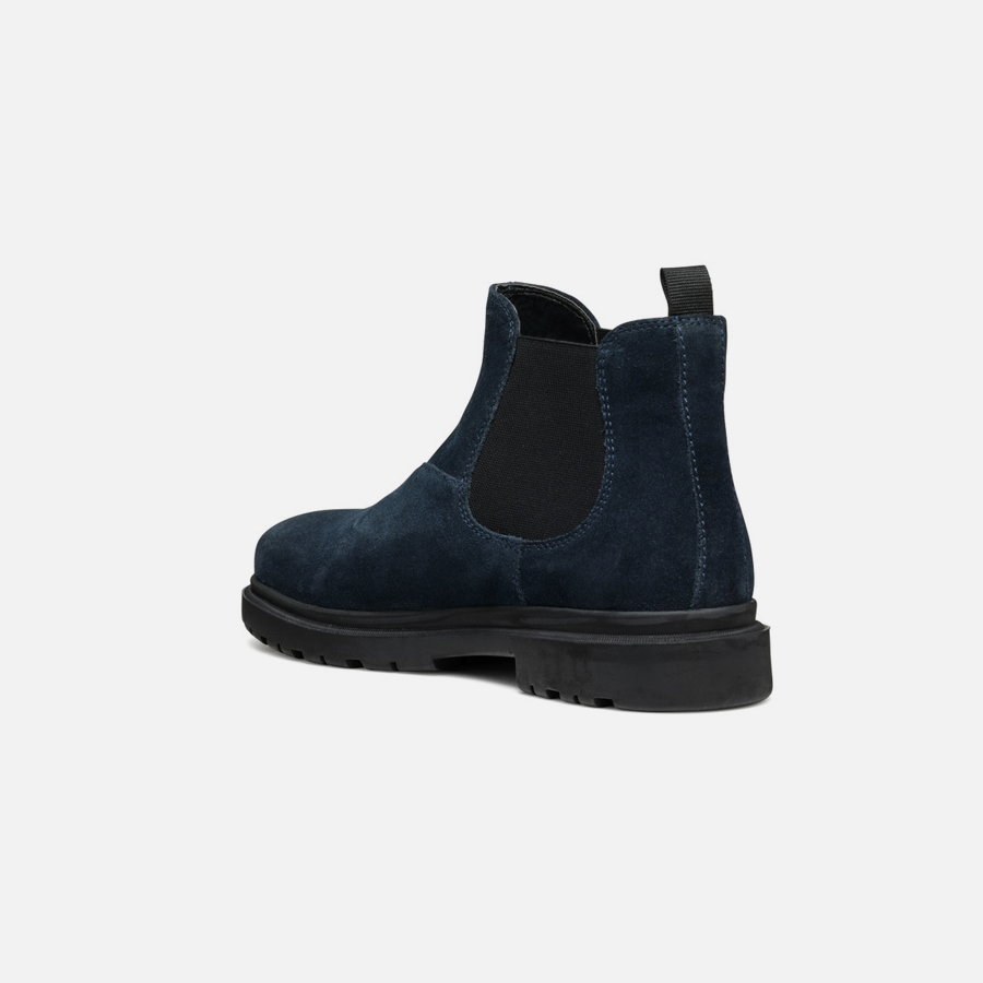 Dark blue men&#039;s ankle shoes Geox Andalo - Men&#039;s