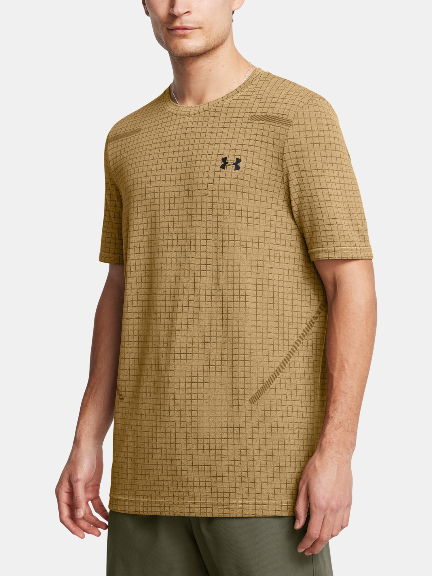 Pánské Tričko Under Armour Vanish Seamless Grid SS-BRN - Pánské