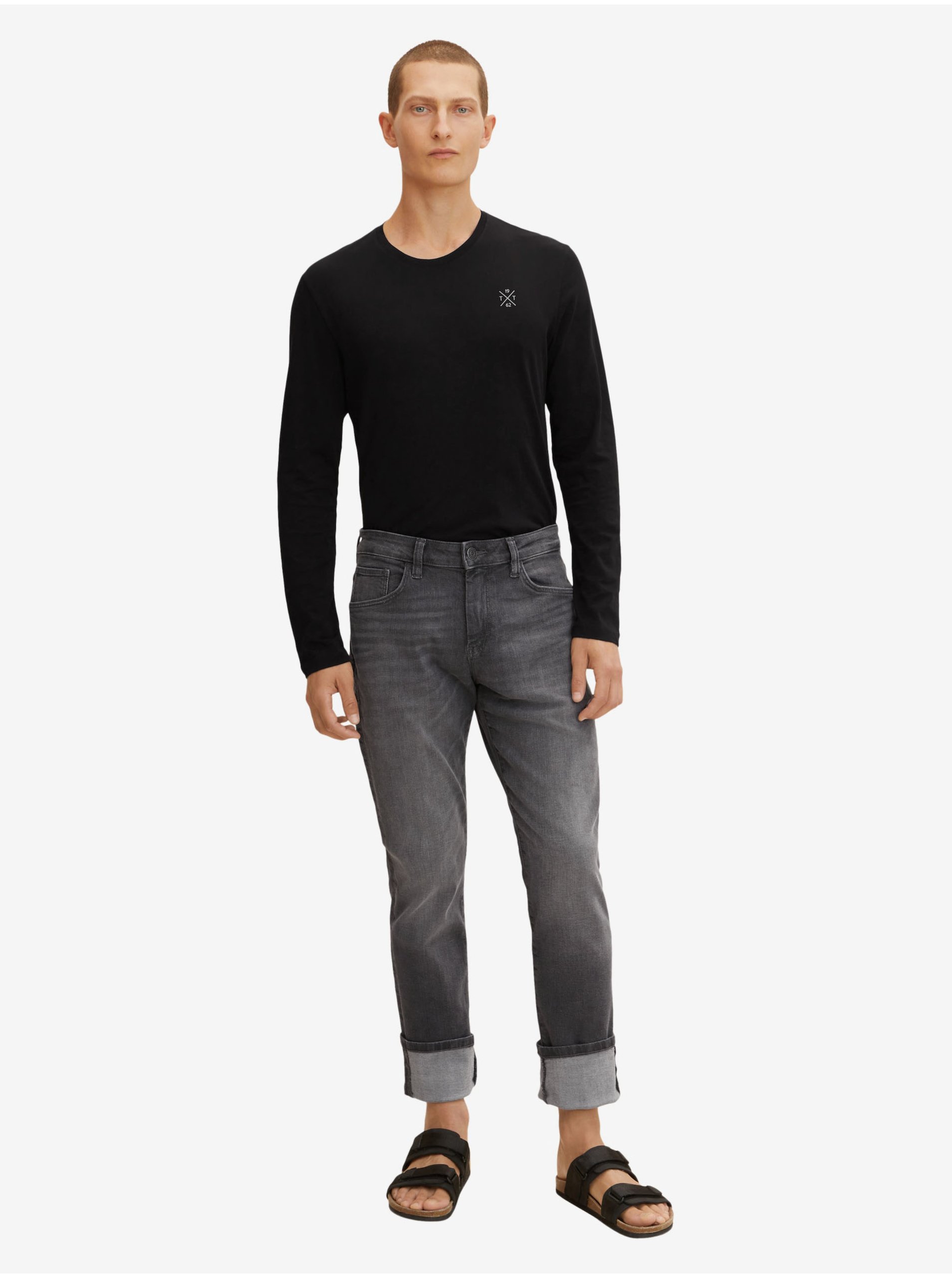 Grey Mens Slim Fit Jeans Tom Tailor - Men