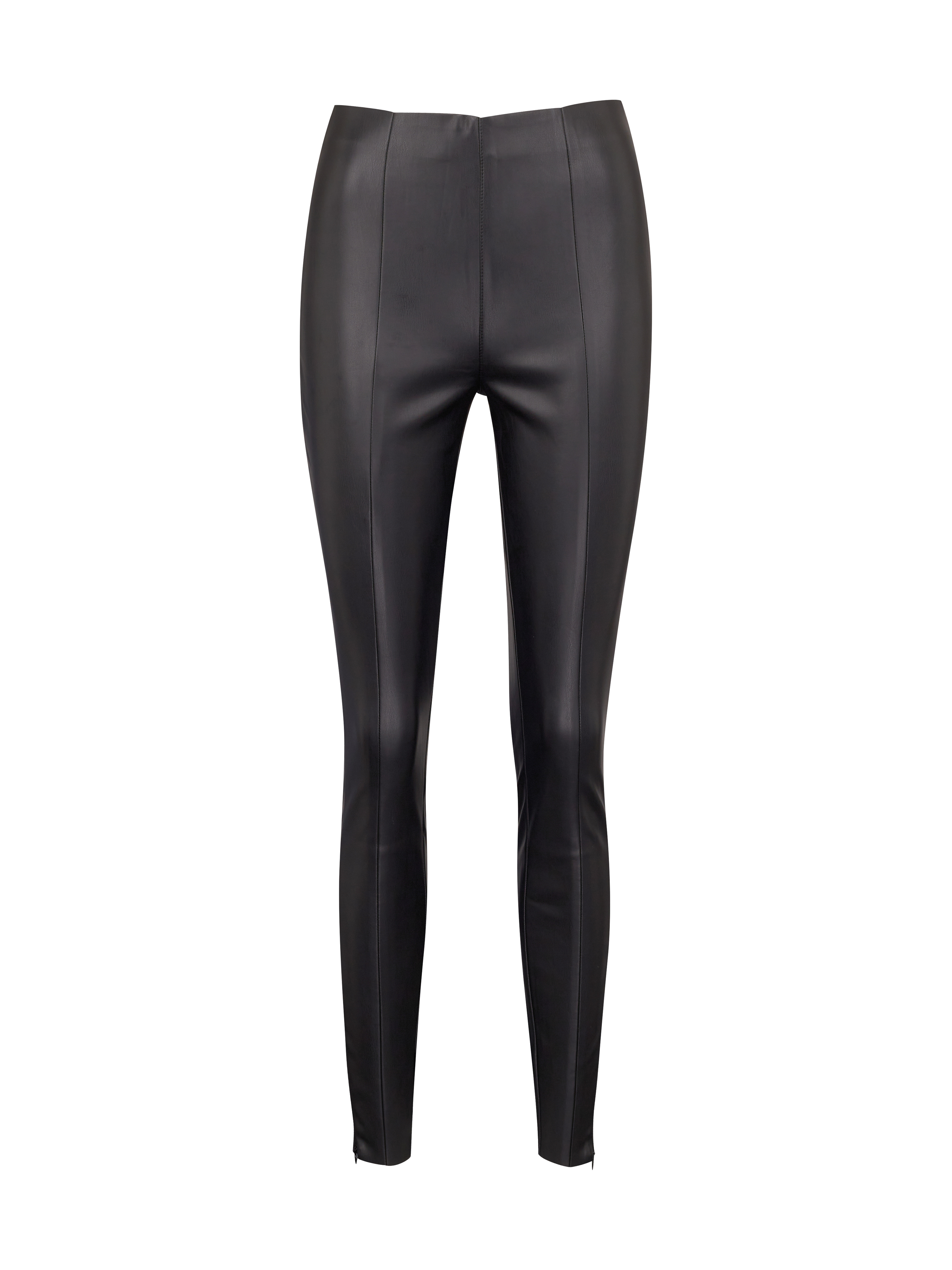 Black women's leatherette trousers ORSAY - Women's
