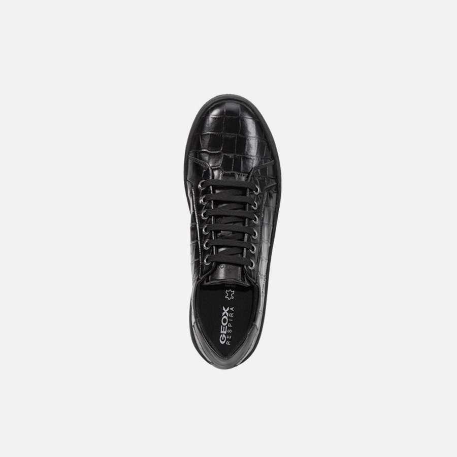 Black women's sneakers Geox Skyely - Women's