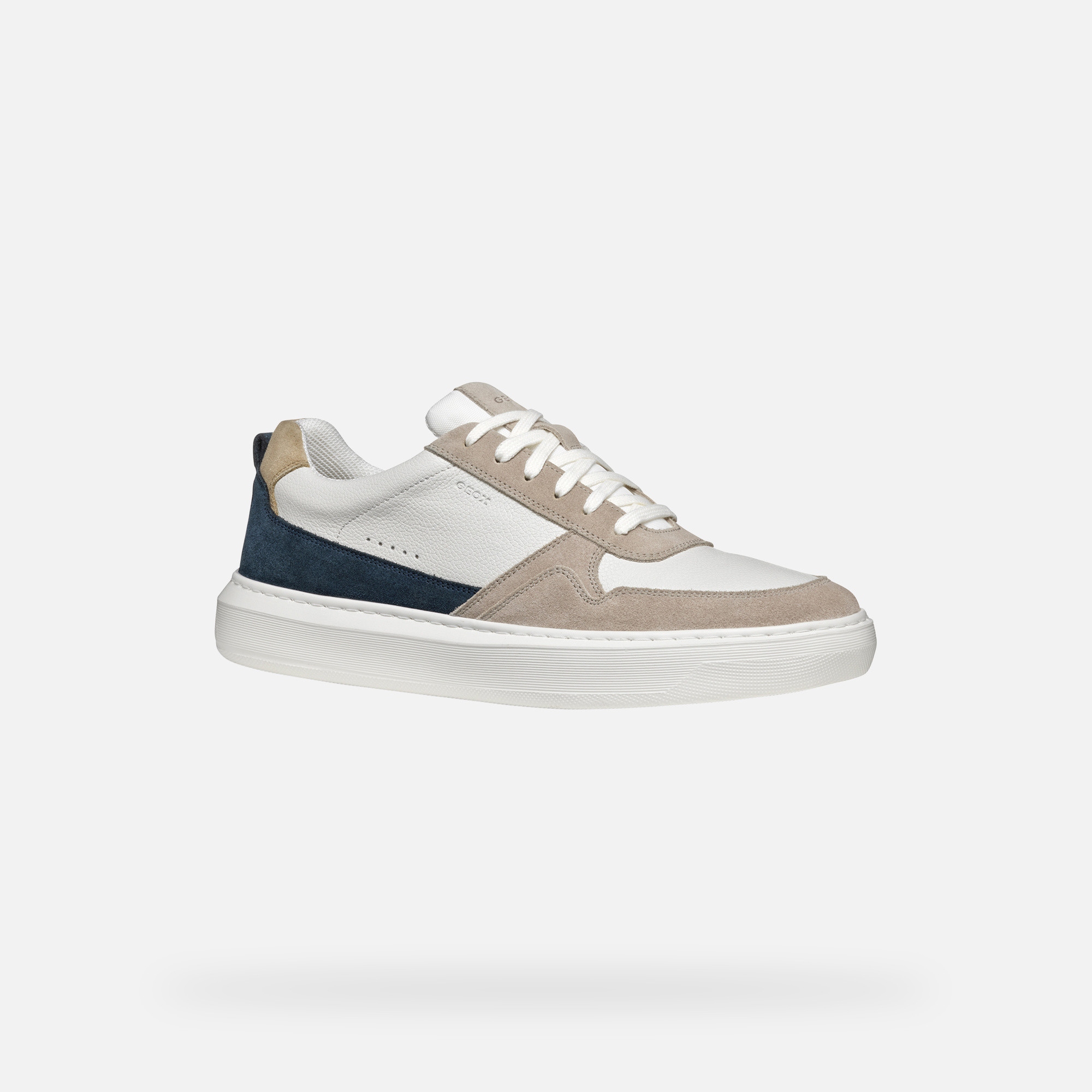 Beige men's sneakers Geox Deiven - Men's