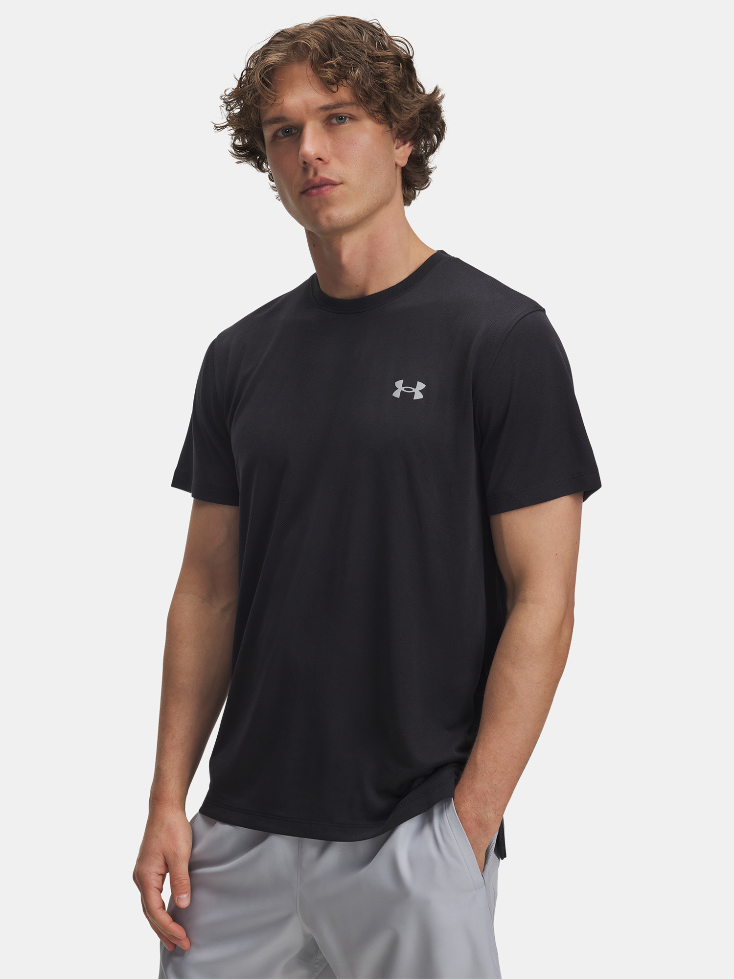 Men's Under Armour UA Launch Camo SS-BLK T-Shirt - Men's