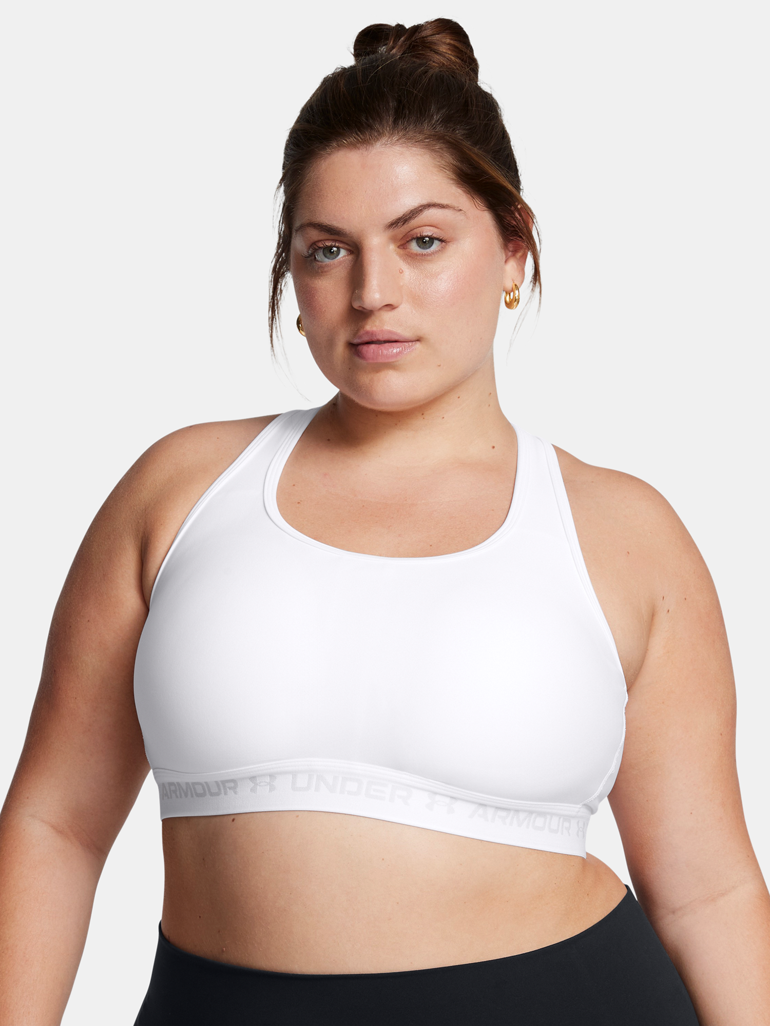 Under Armour UA Crossback Mid Bra&-WHT Women's Bra - Women's