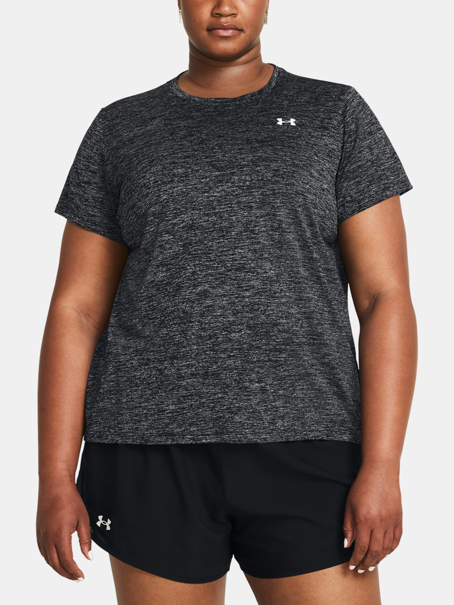 Women&#039;s T-shirt Under Armour Tech SSC- Twist&amp;-BLK - Women&#039;s