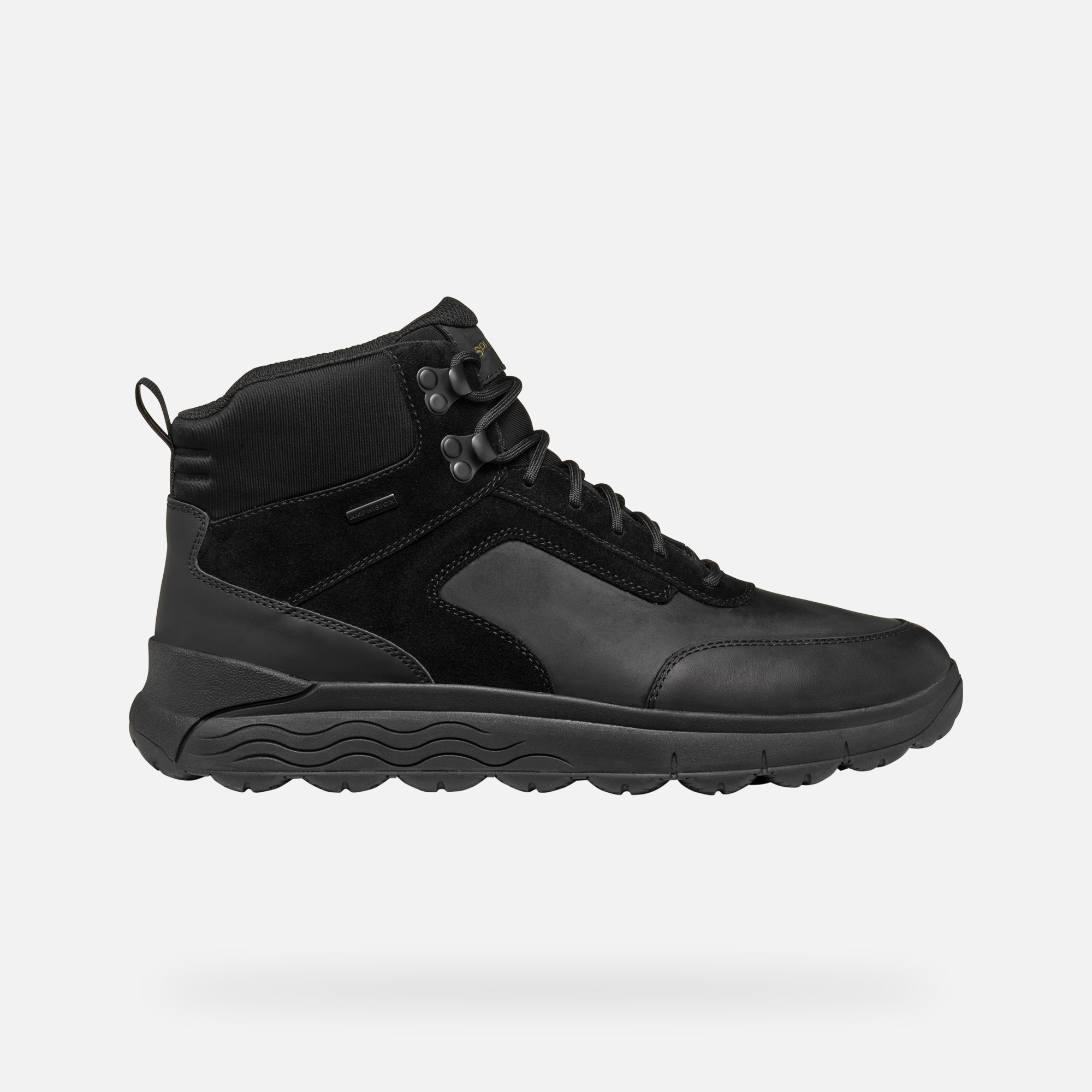 Black men&#039;s ankle boots Geox Spherica 4X4 ABX - Men&#039;s