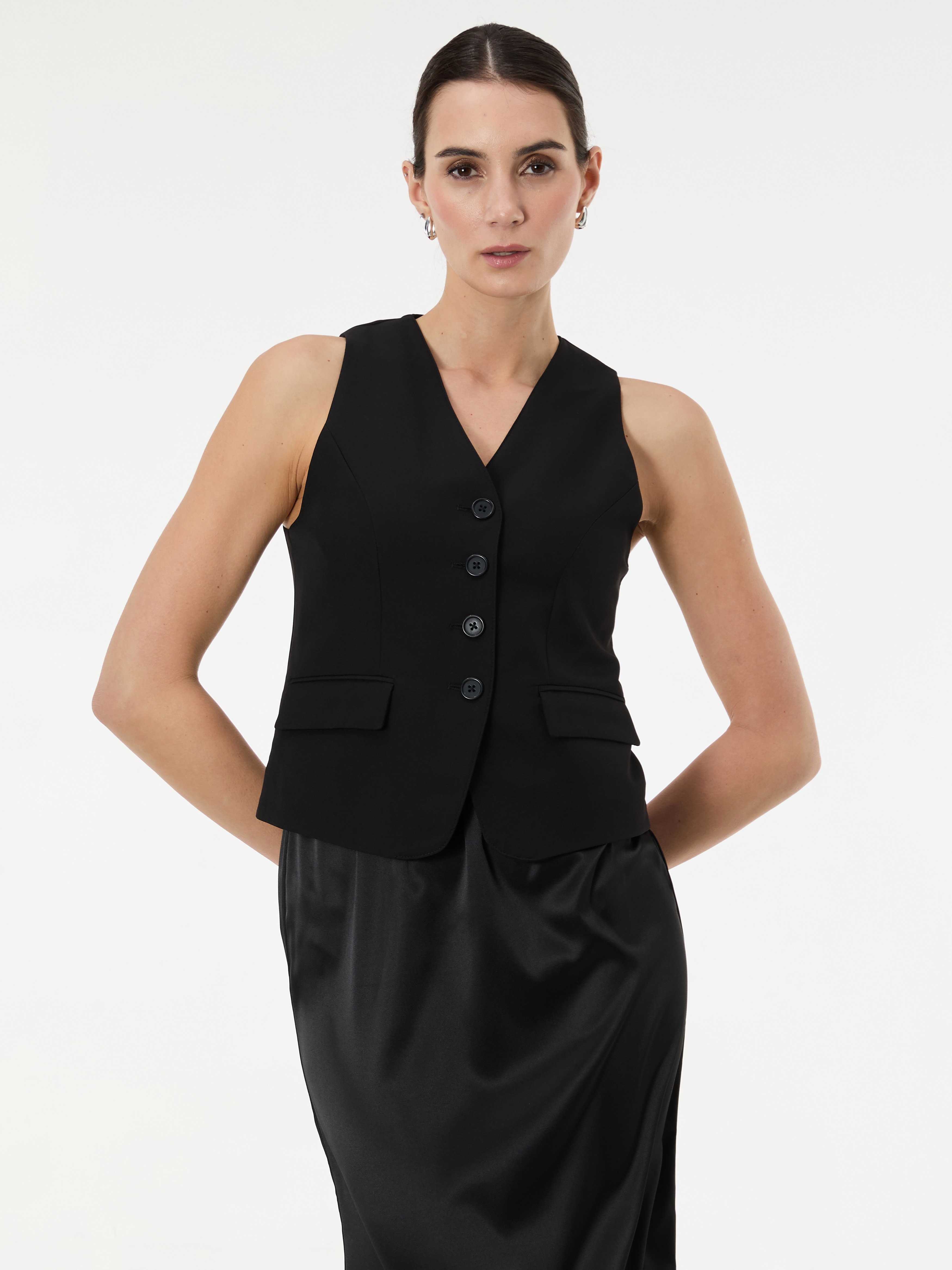 Черен дамски елек ORSAY