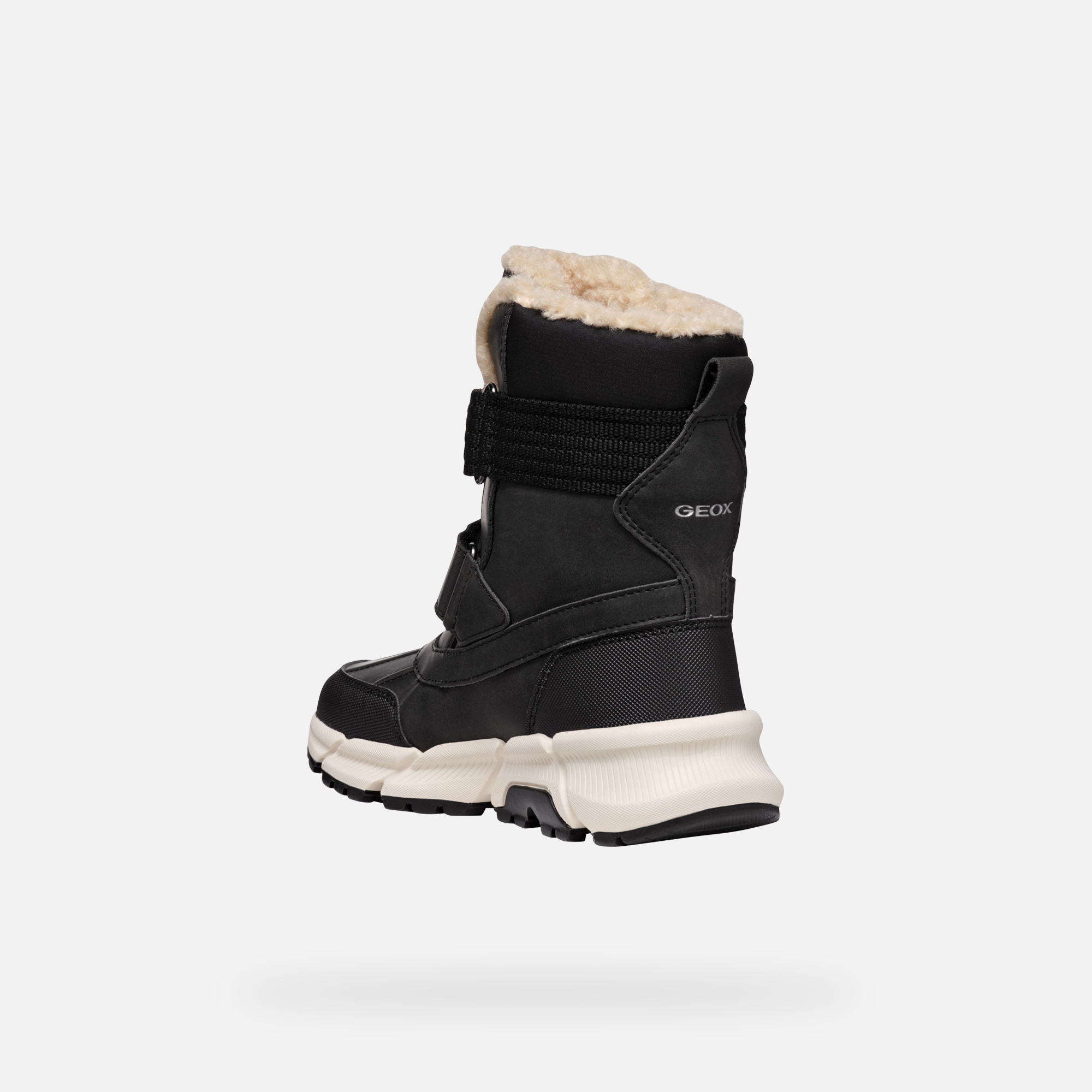 Black boys' ankle boots Geox Flexyper Plus - Boys