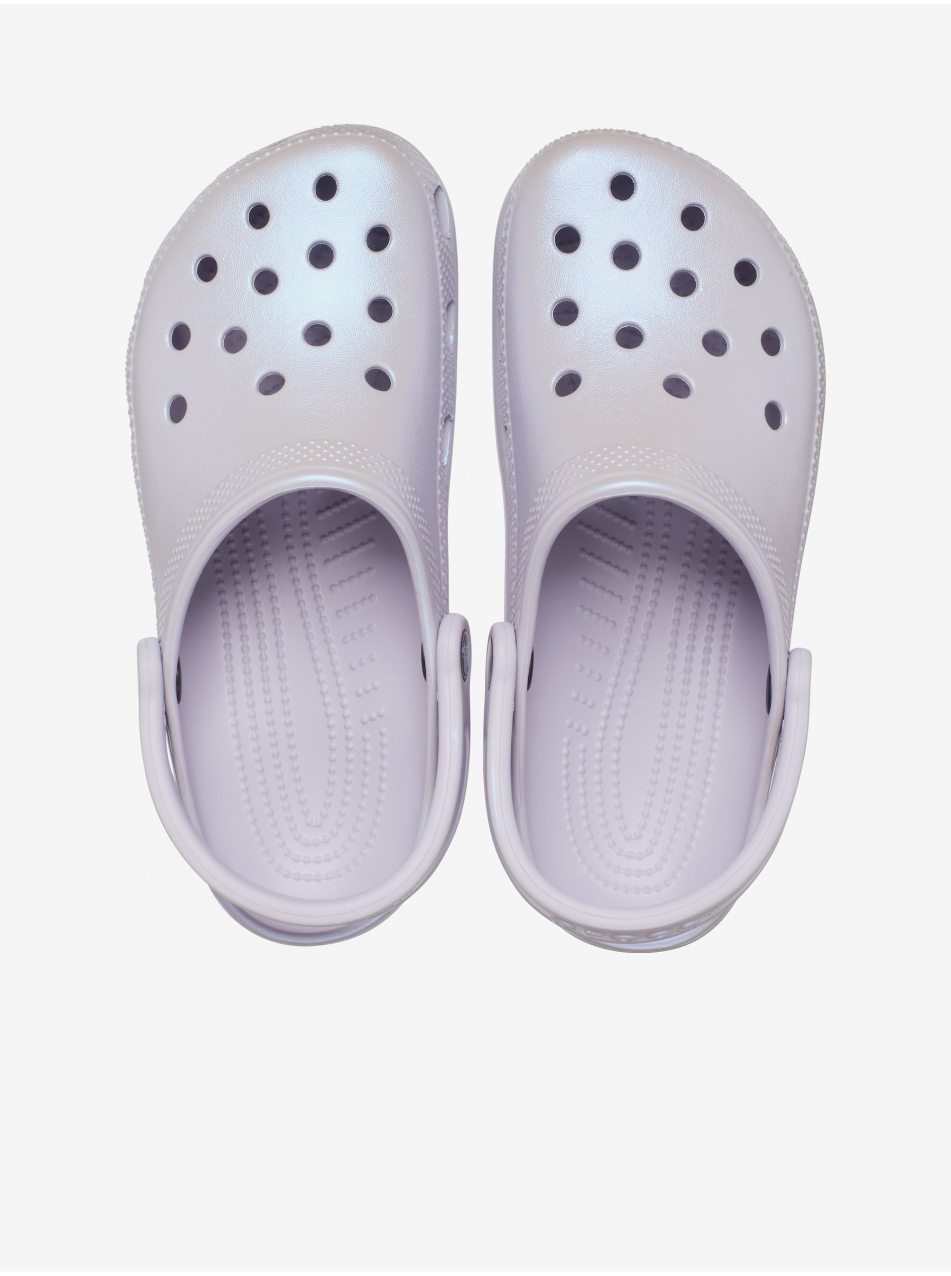 Light Purple Women&#039;s Matalic Slippers Crocs - Women