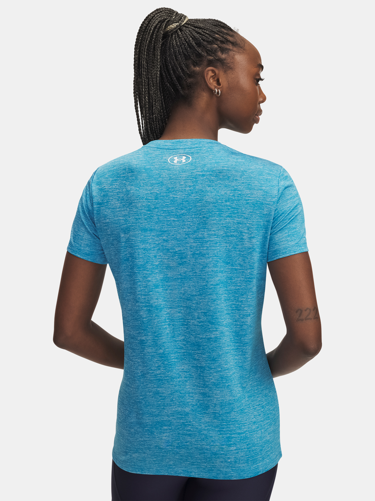 Women's T-shirt Under Armour Tech SSC- Twist-BLU - Women's