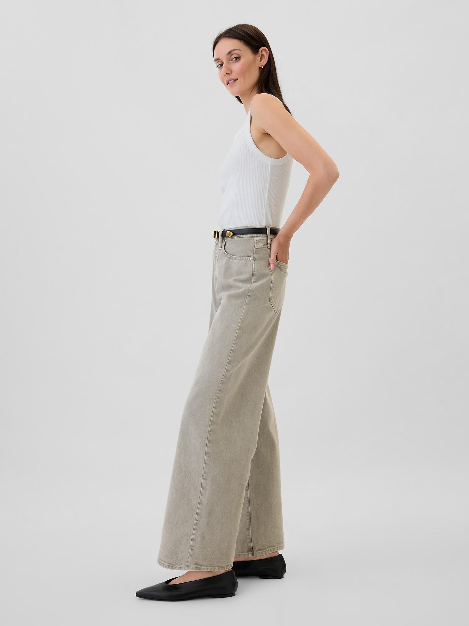 GAP Wide Jeans High Rise Wide - Women's