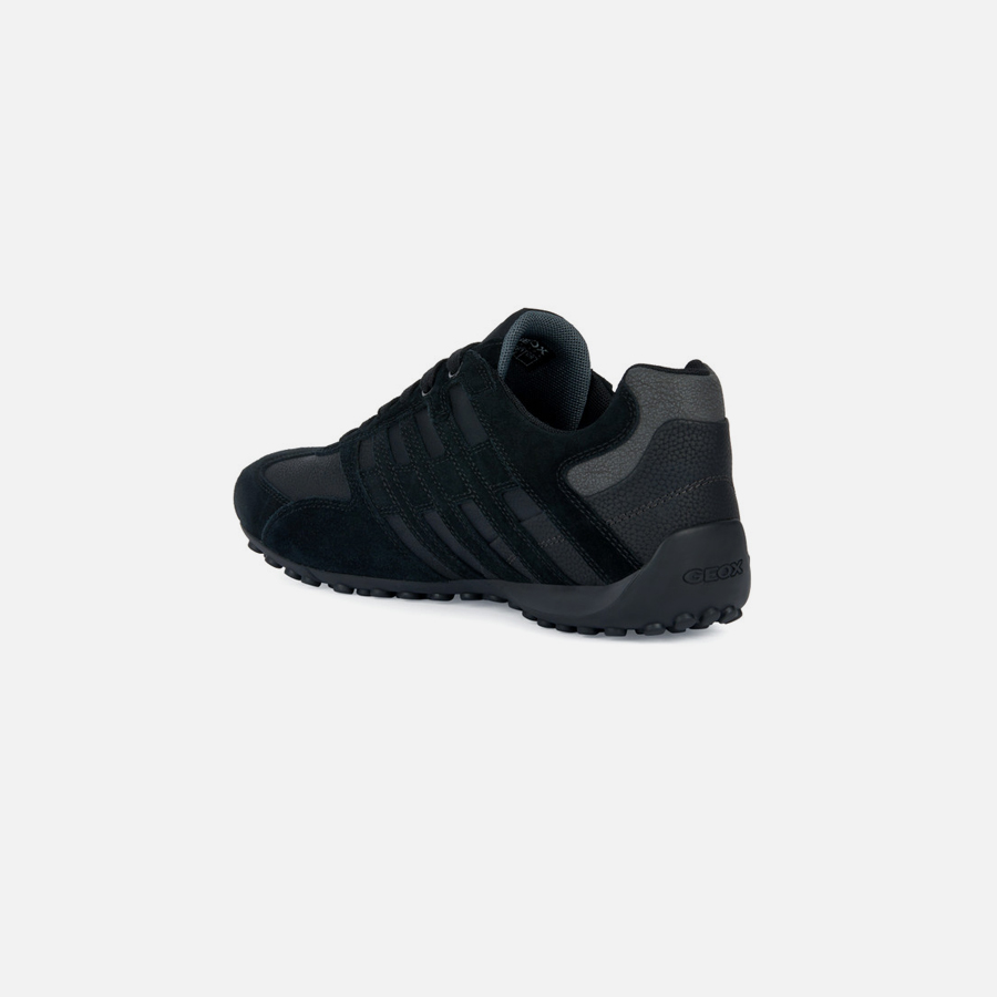 Black men&#039;s sneakers Geox Snake - Men&#039;s