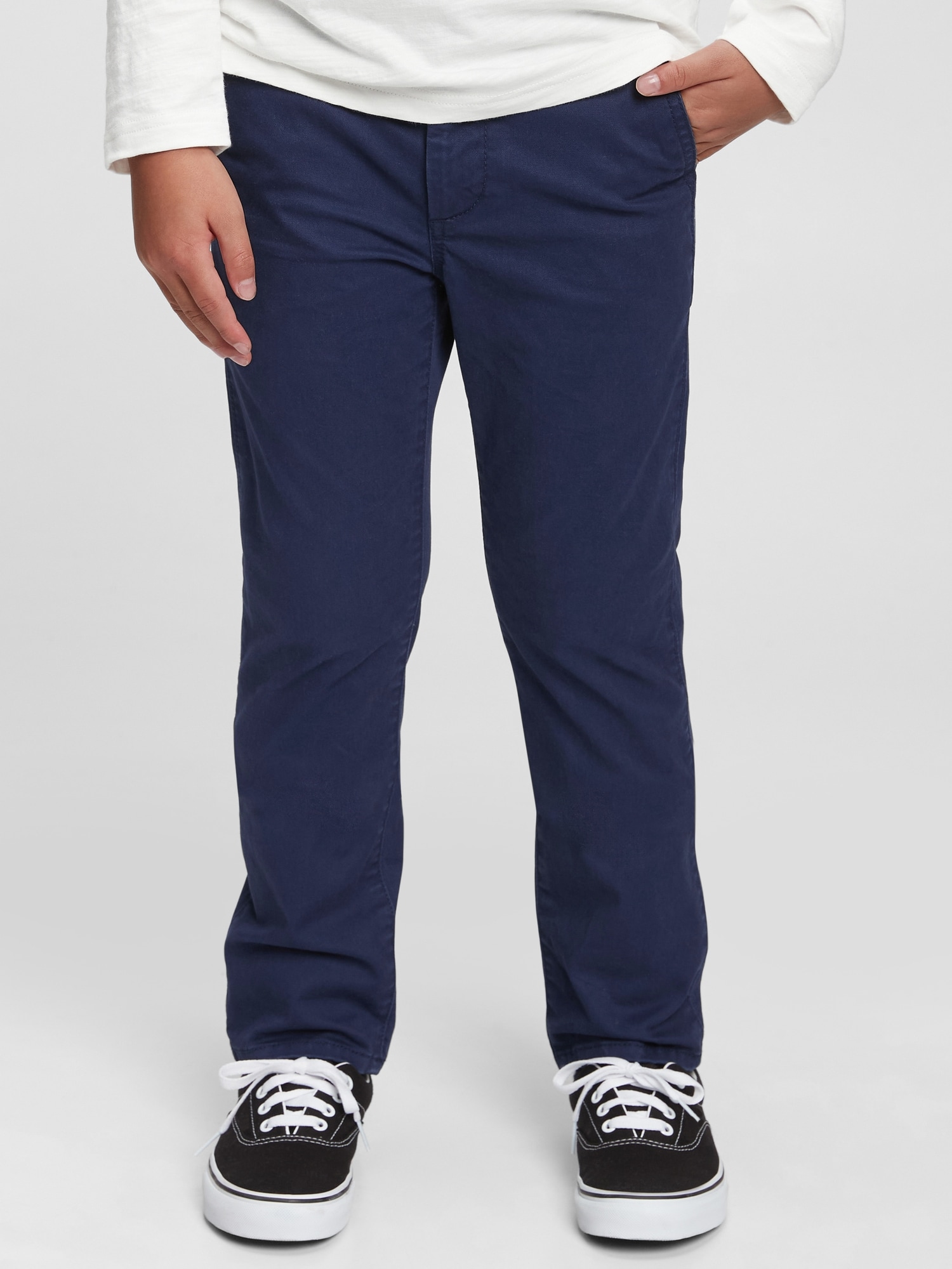 GAP Kids Pants Uniform Straight Chinos - Boys