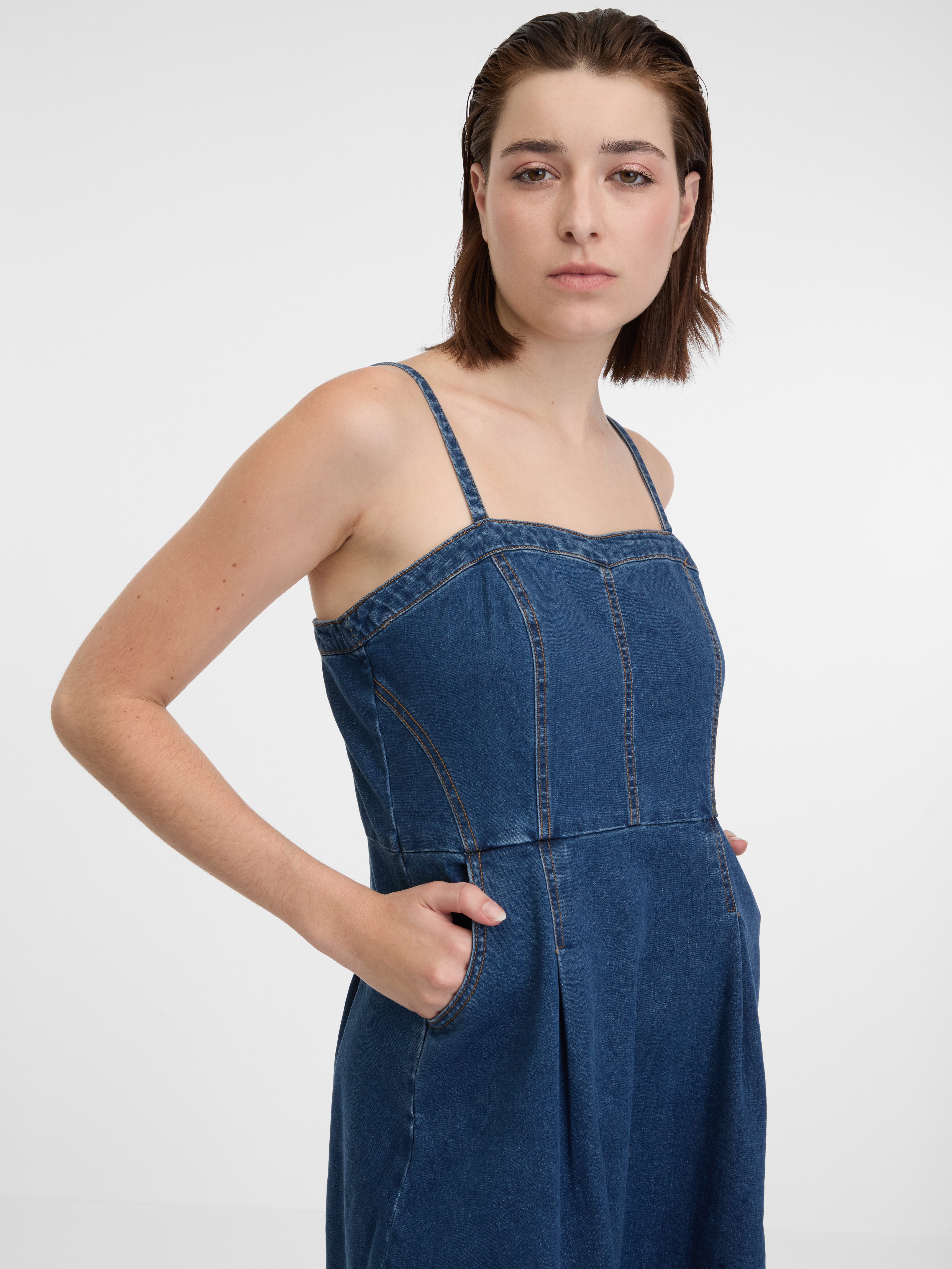 Rochii casual pentru femei ORSAY - albastru inchis