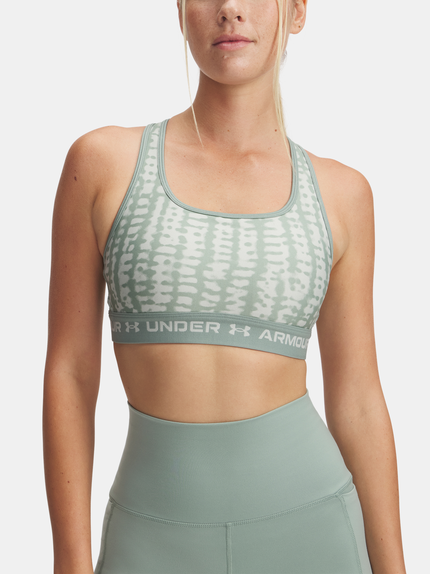 Dámská podprsenka Under Armour Crossback Mid Print - Dámské