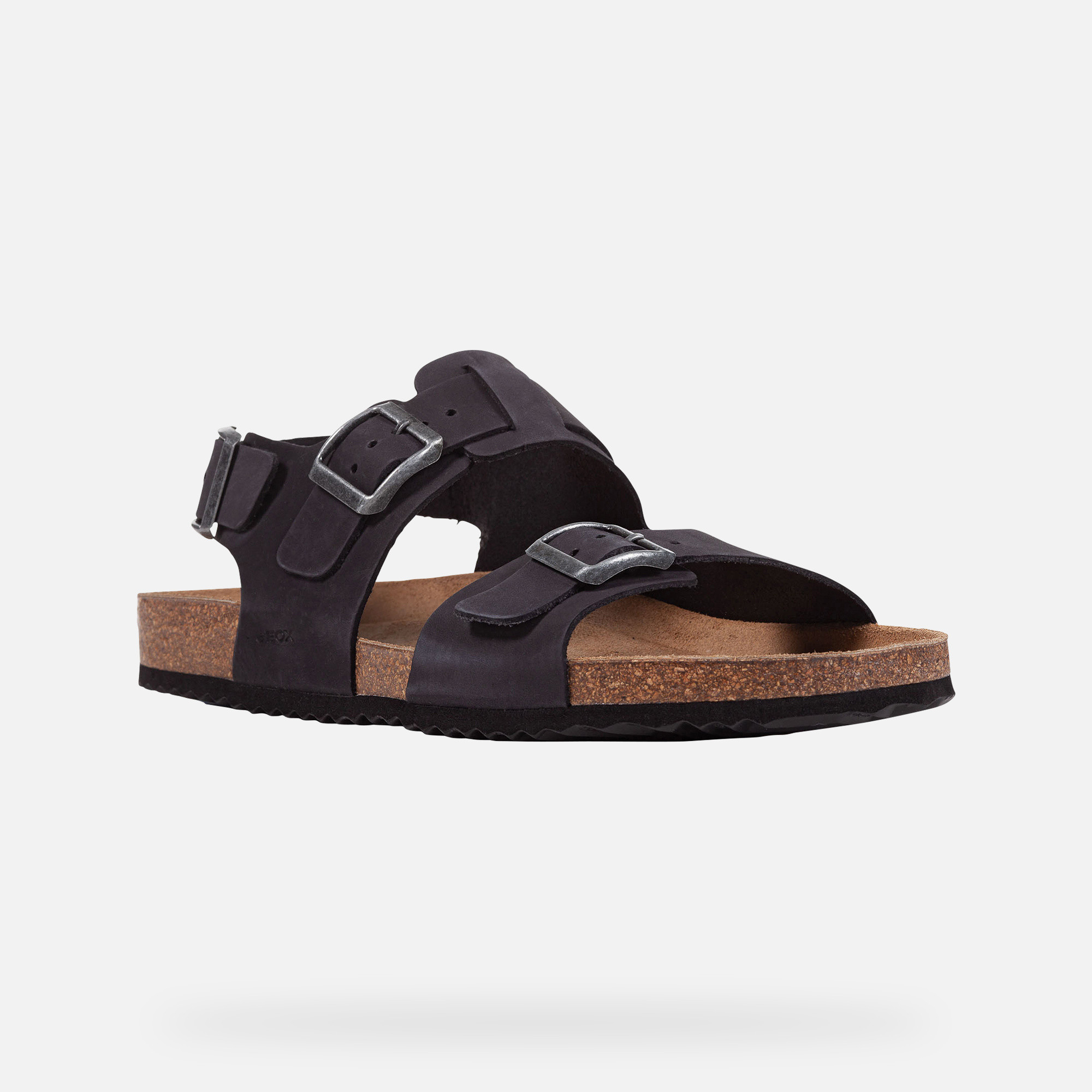 Black men's sandals Geox Ghita - Men's