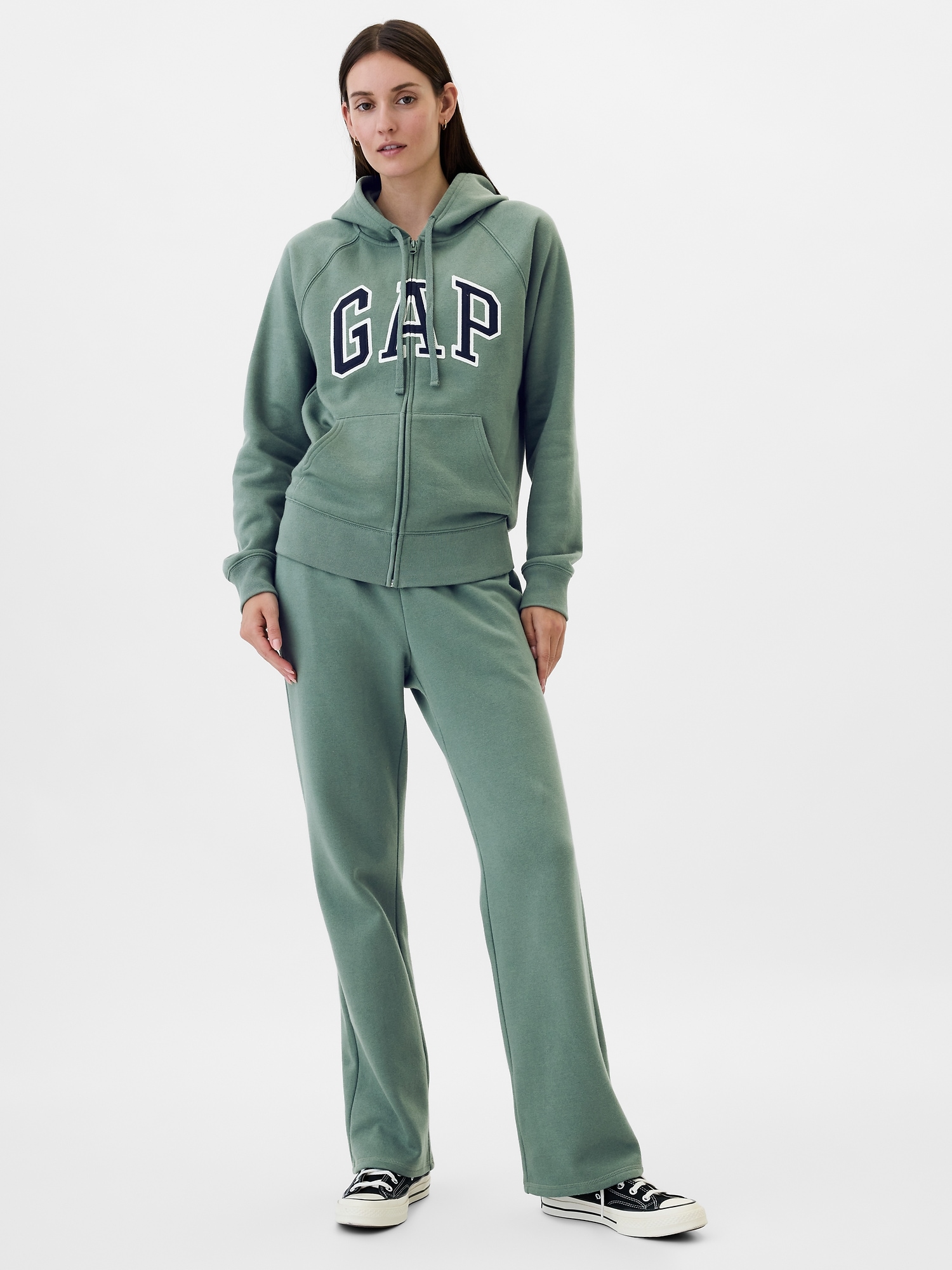 GAP Zip-up hoodie with logo - Women's
