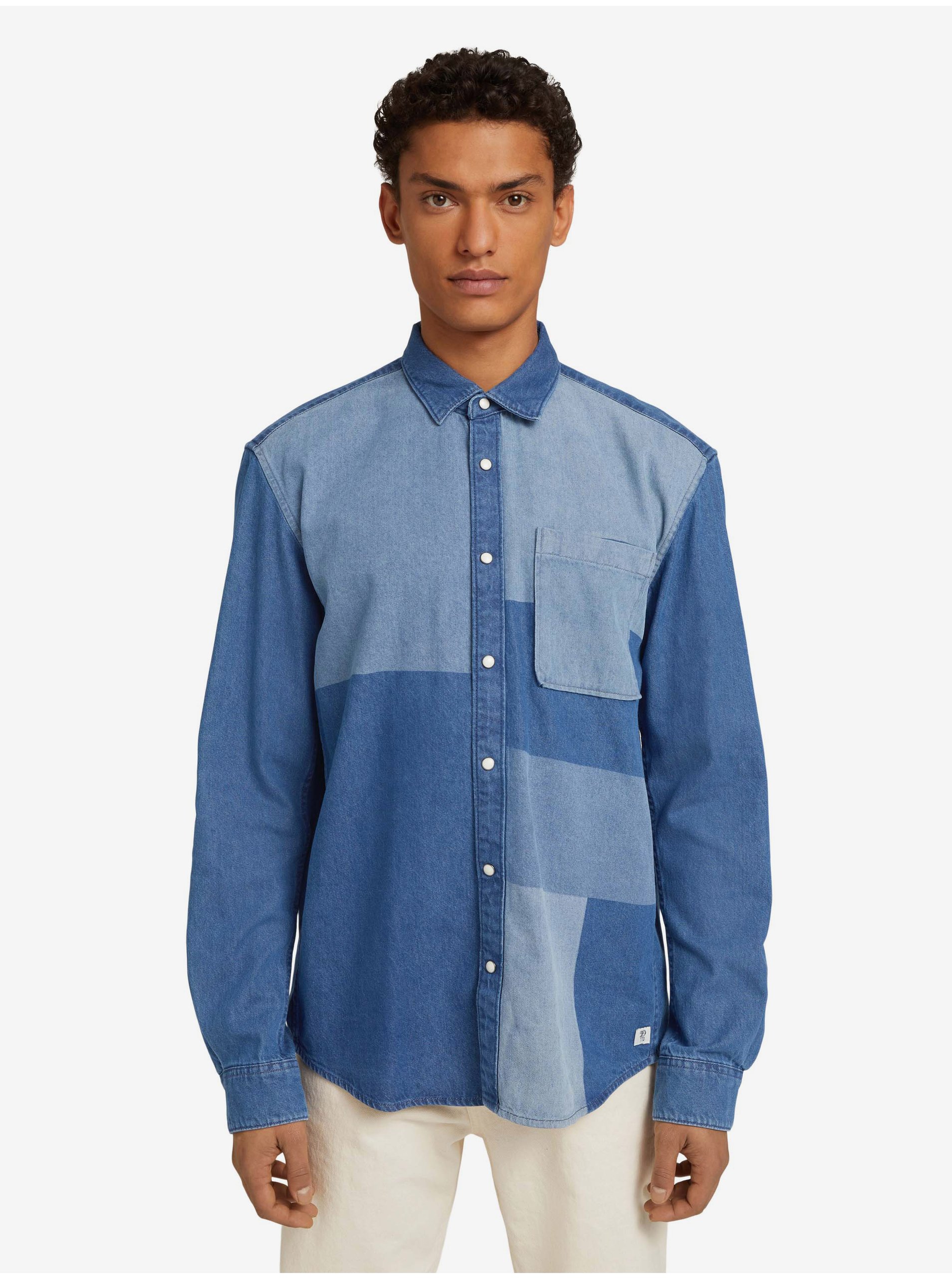 Blue Men's Denim Shirt Tom Tailor Denim - Men