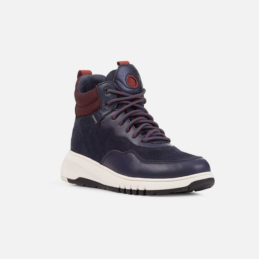 Dark blue women's ankle boots Geox Aerantis - Women's