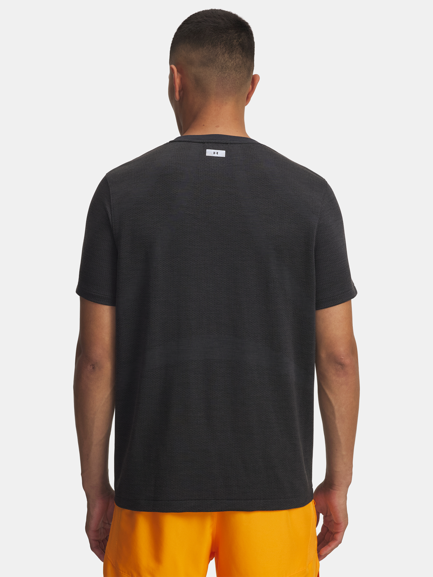 Men's Under Armour UA Trail Run Wool SS-BLK T-Shirt - Men's