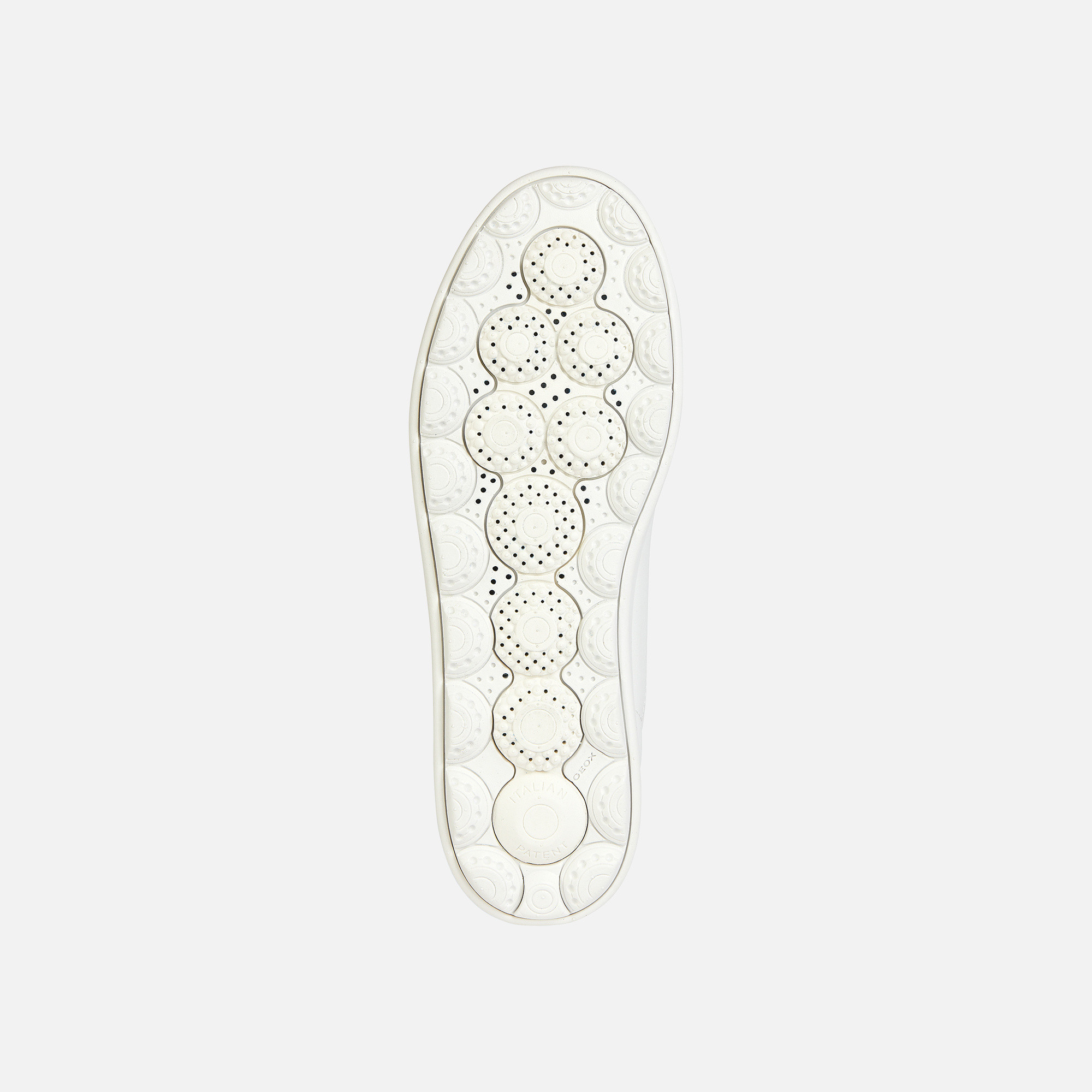 White women's sneakers Geox Spherica ECUB-1 - Women's