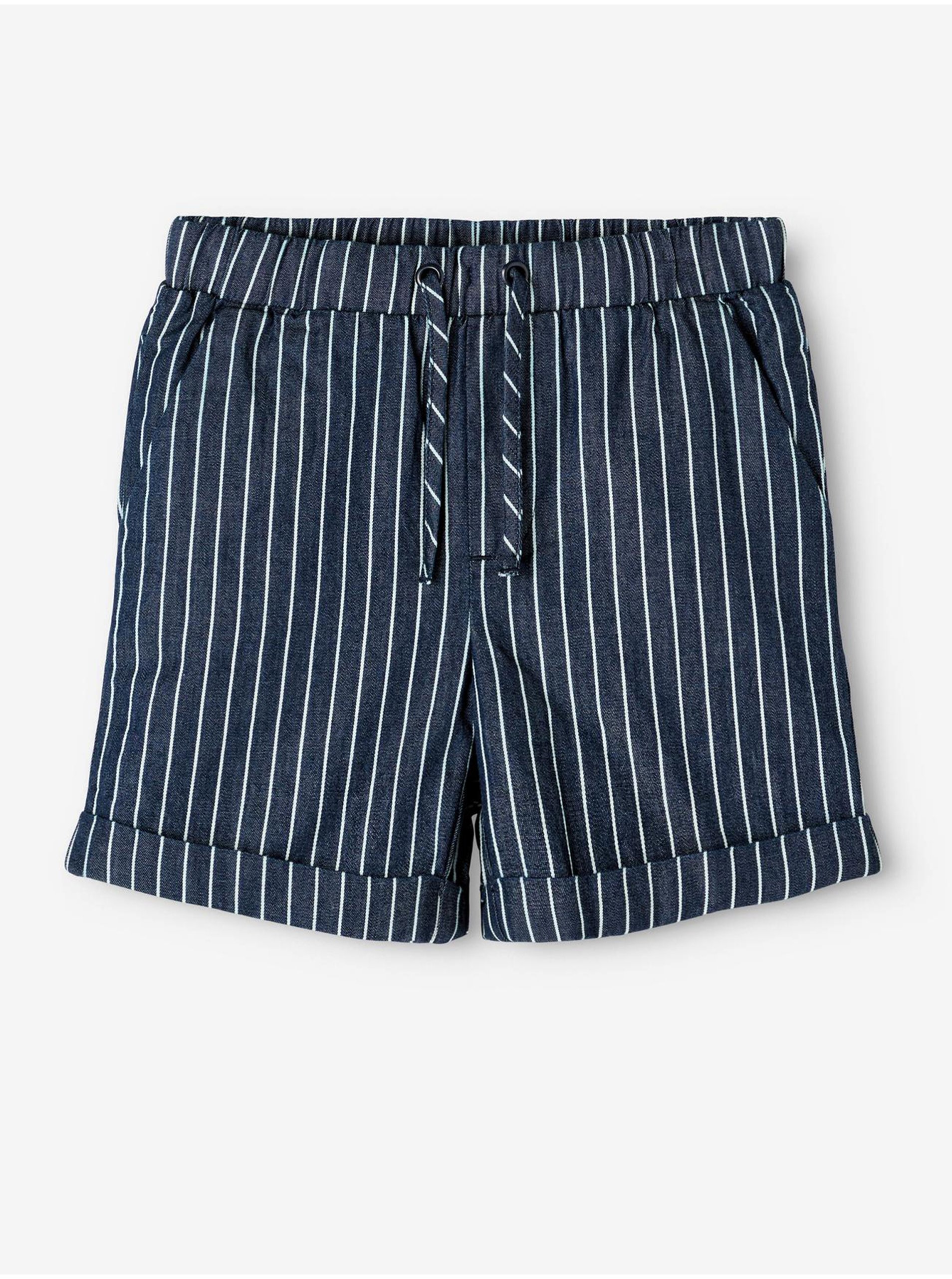 Dark Blue Boys Striped Shorts Name It Ryan - Boys