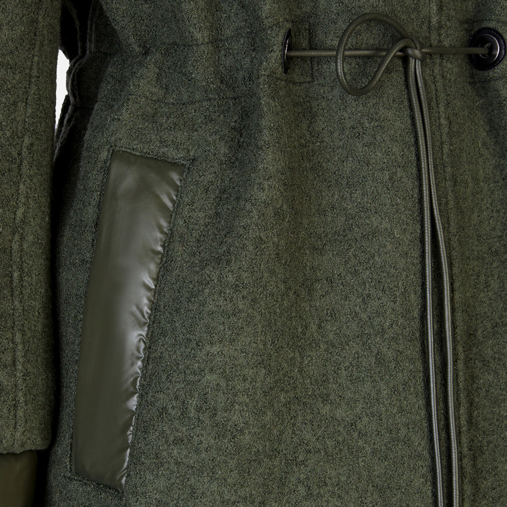 Khaki dámska parka Geox Kleopy
