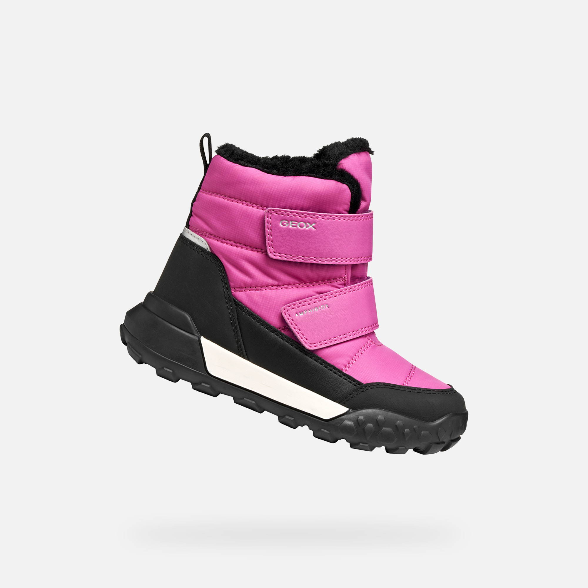 Pink Girls' Winter Boots Geox Trekkyup B AB - Girls