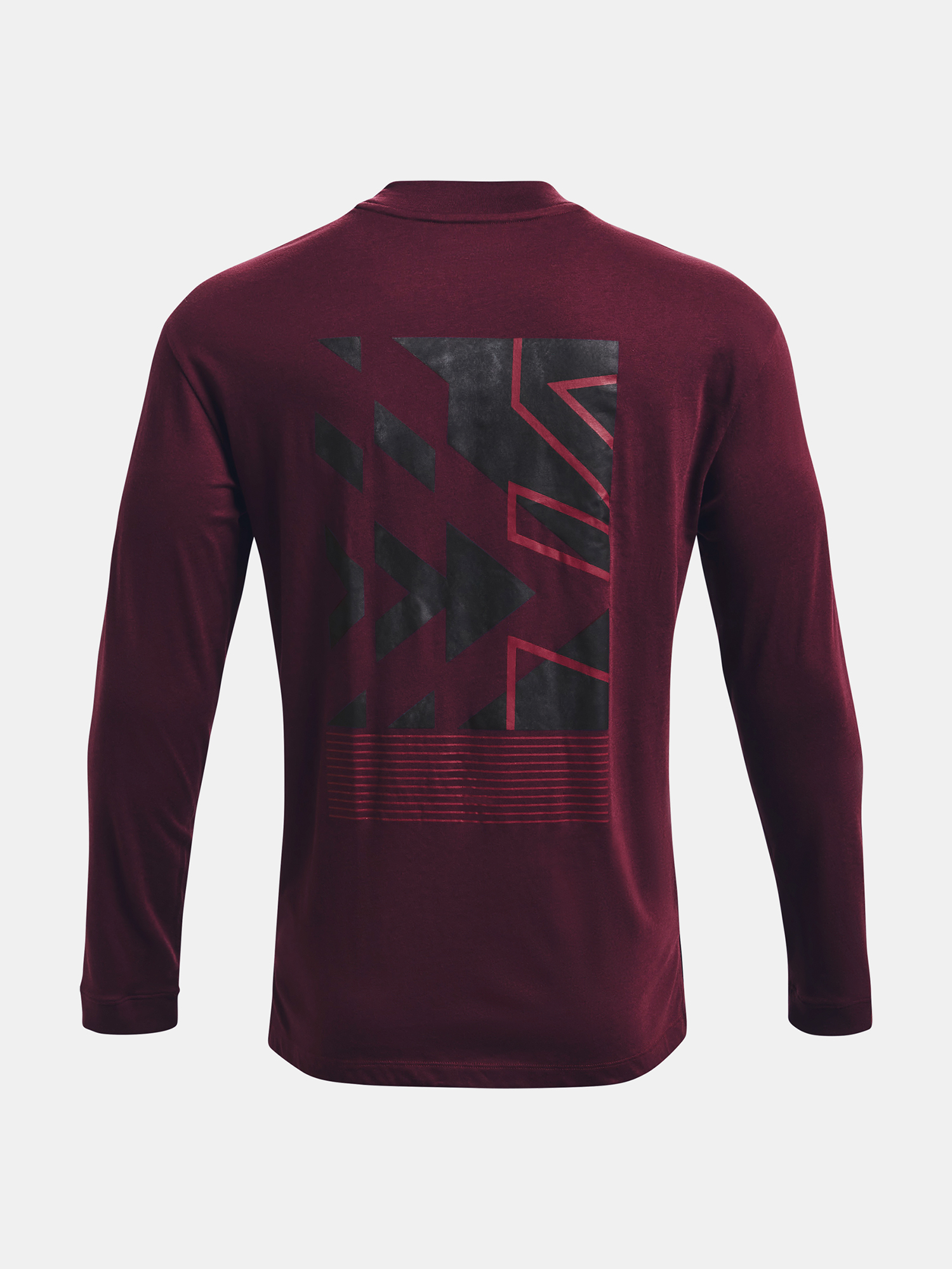 Under Armour T-Shirt UA Run Anywhere Long Sleeve-RED - Men