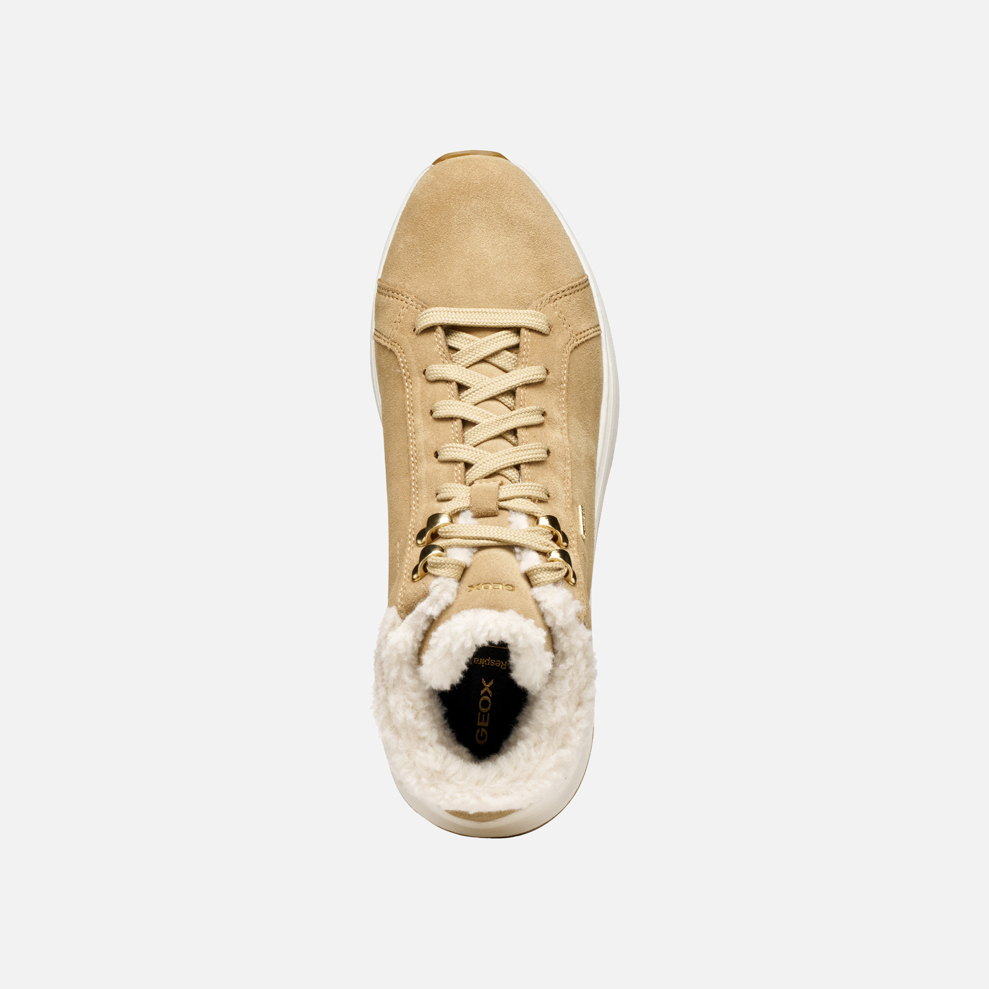 Light Brown Women's Geox Spherica Actif X2 Sneakers - Women's