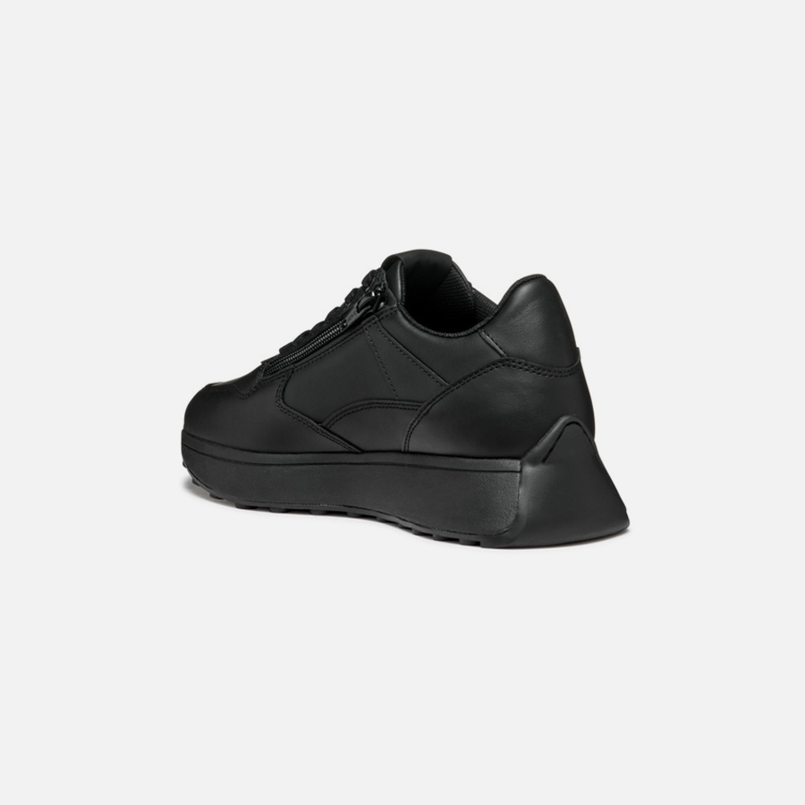 Black women's sneakers Geox Amabel - Women's