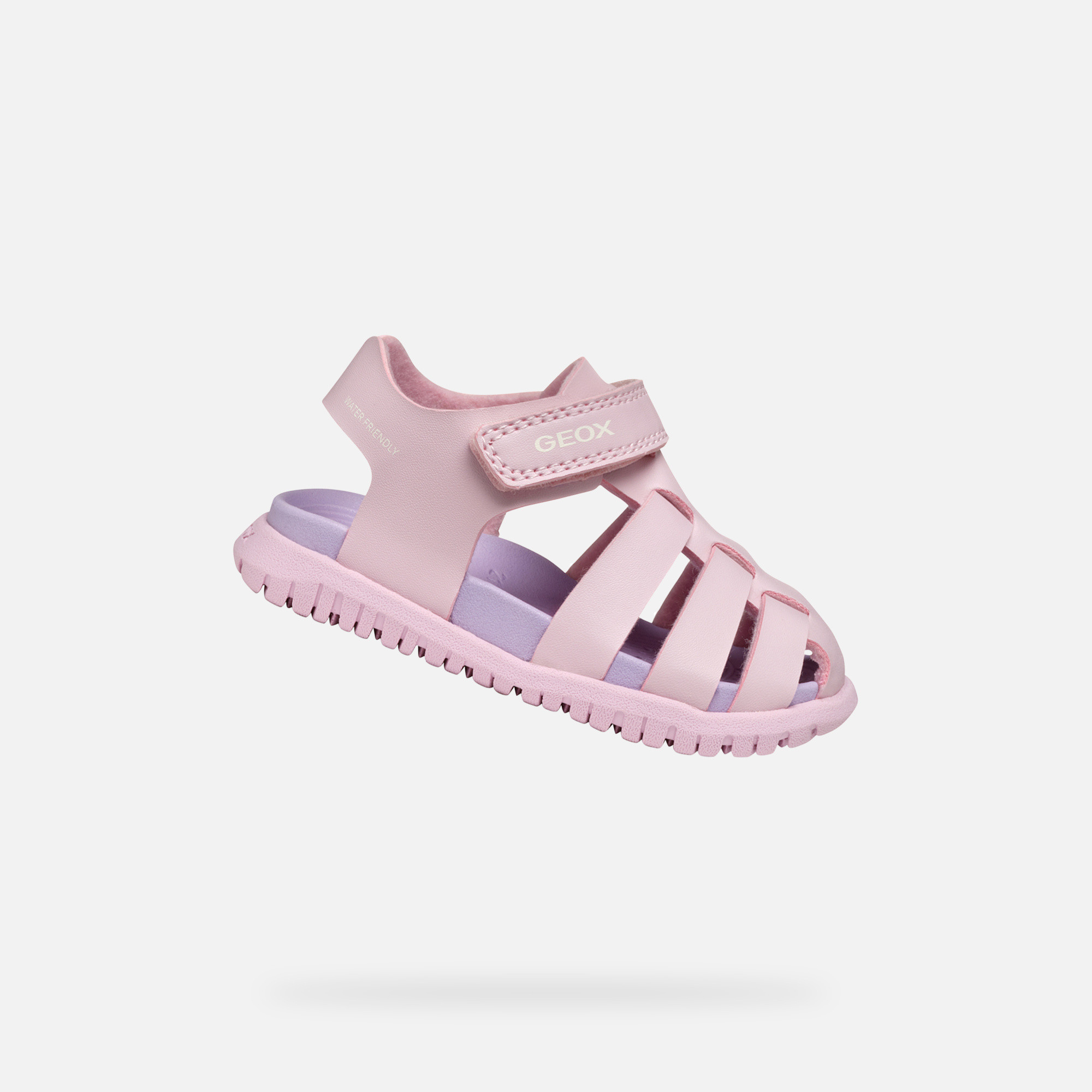 Pink Girls Sandals Geox Fusbetto - Girls
