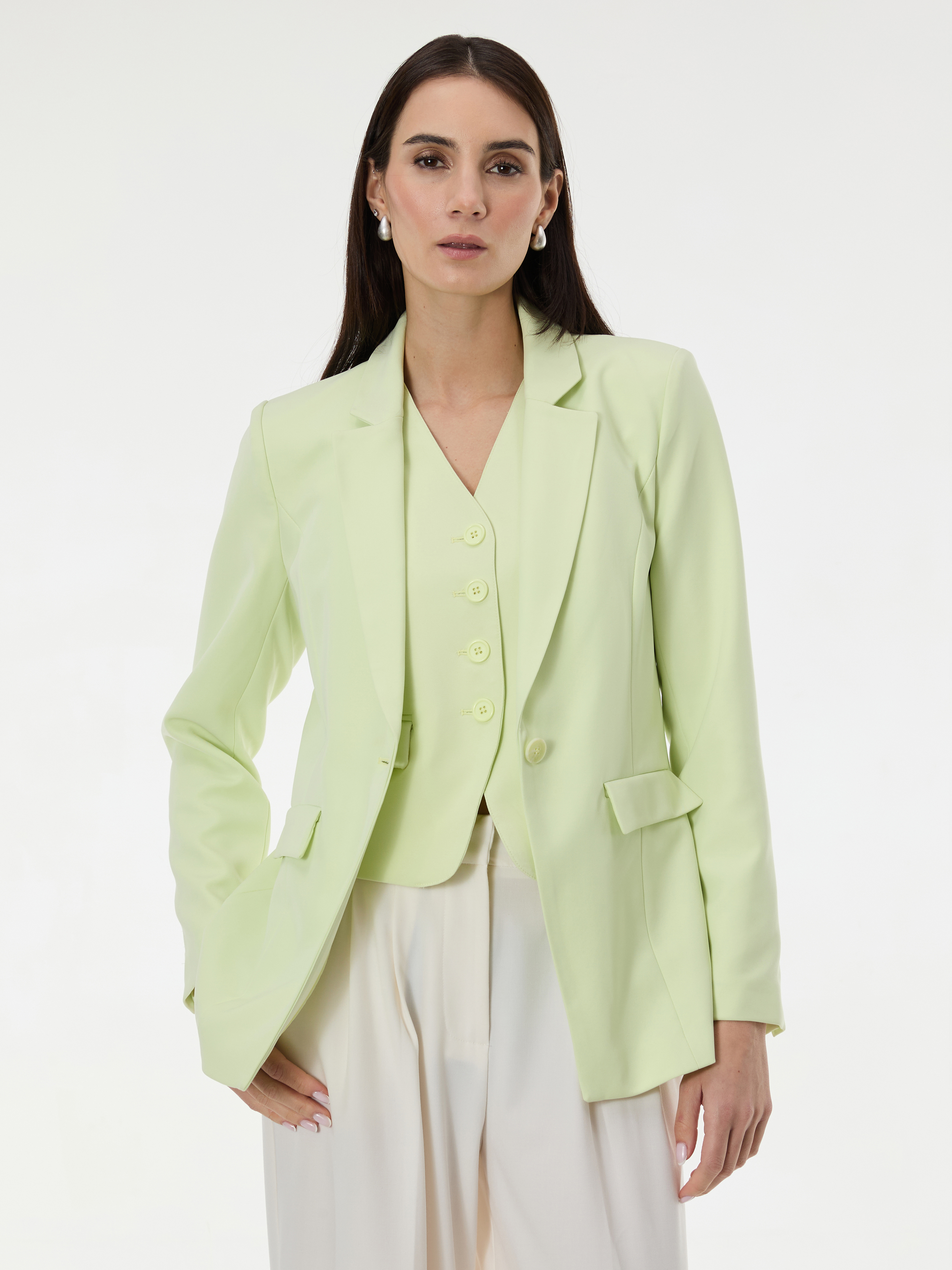 Светлозелено дамско яке ORSAY