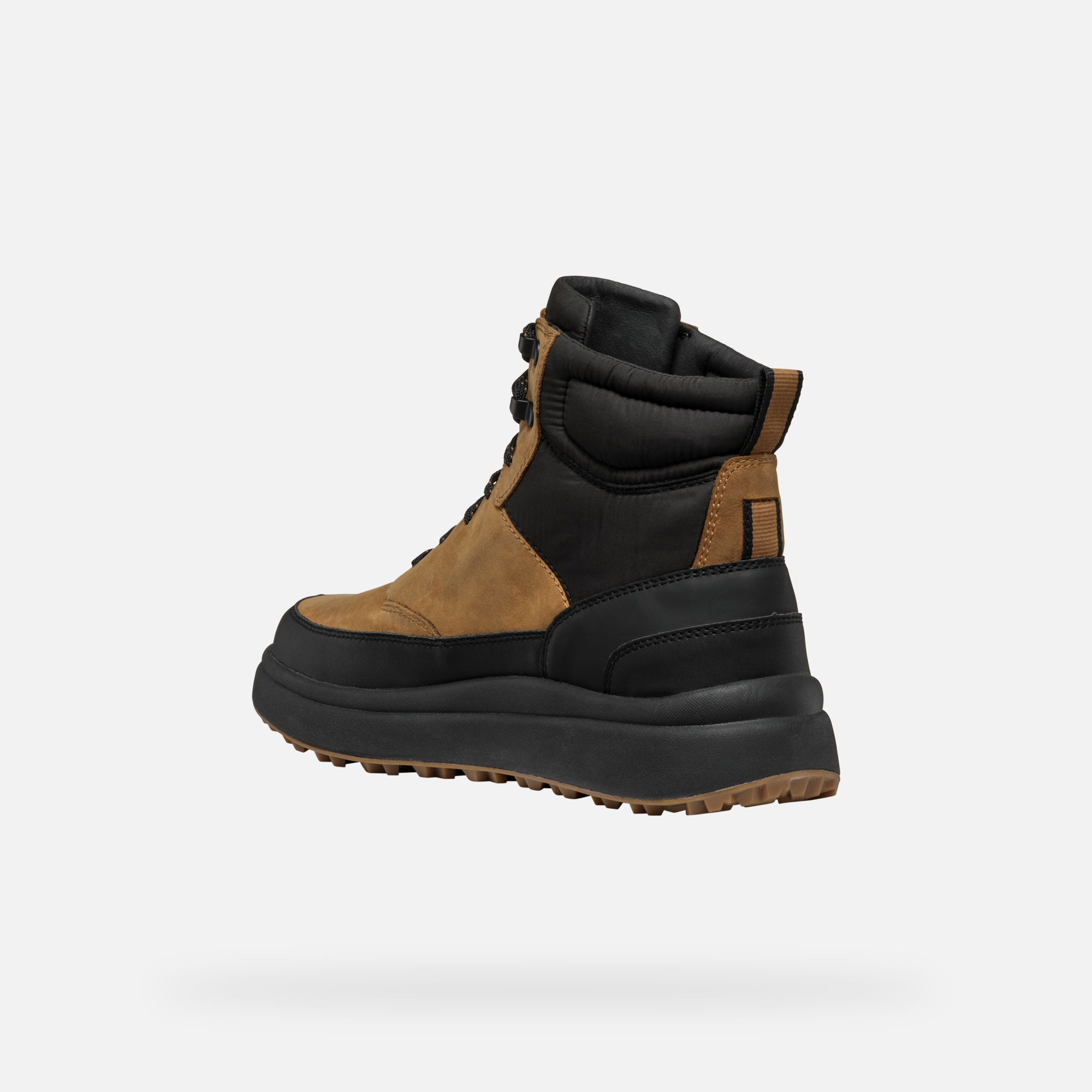Orange men&#039;s ankle boots Geox Granito + Grip A - Men