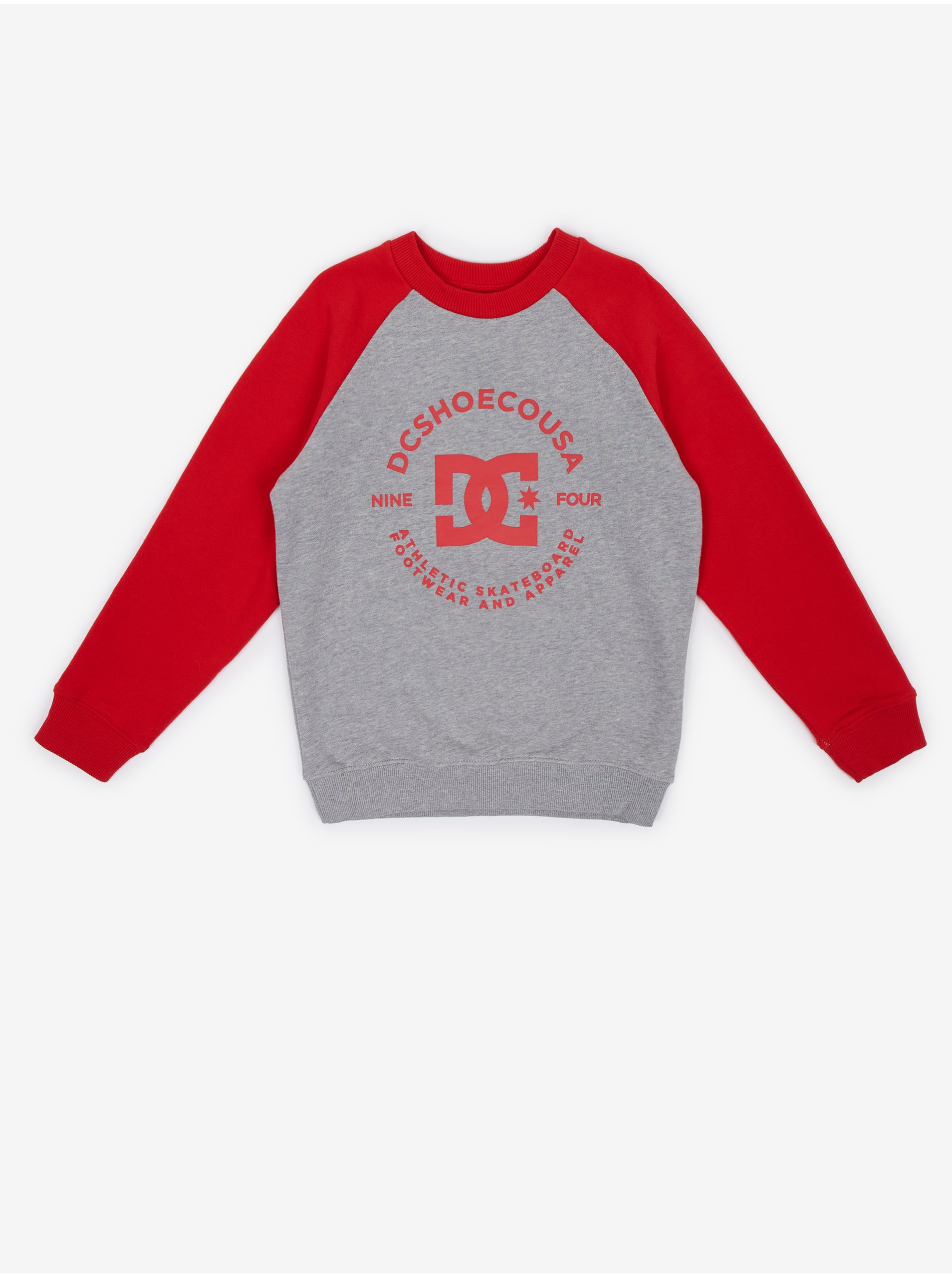Red and Grey Boys Hoodie DC Star Pilot - Boys