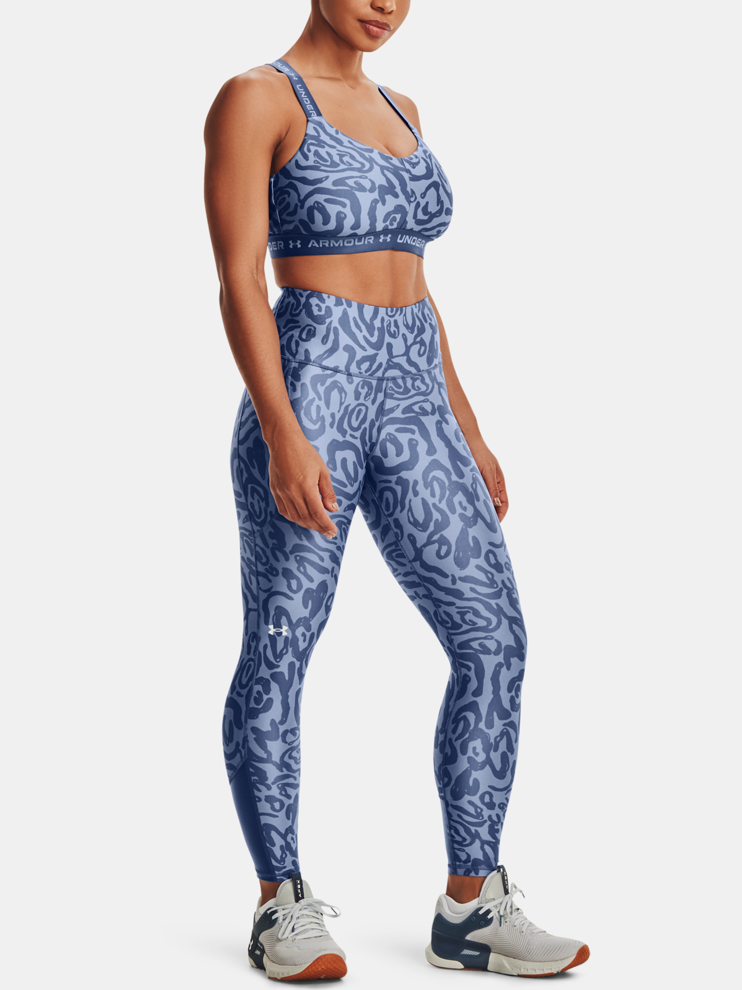 Sub Armour Legíny HG Amr TonalPrt 7/8PKT NS-BLU