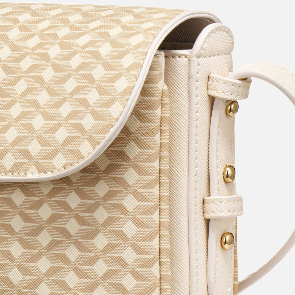 Cream women&#039;s handbag Geox Kleopy - Women&#039;s