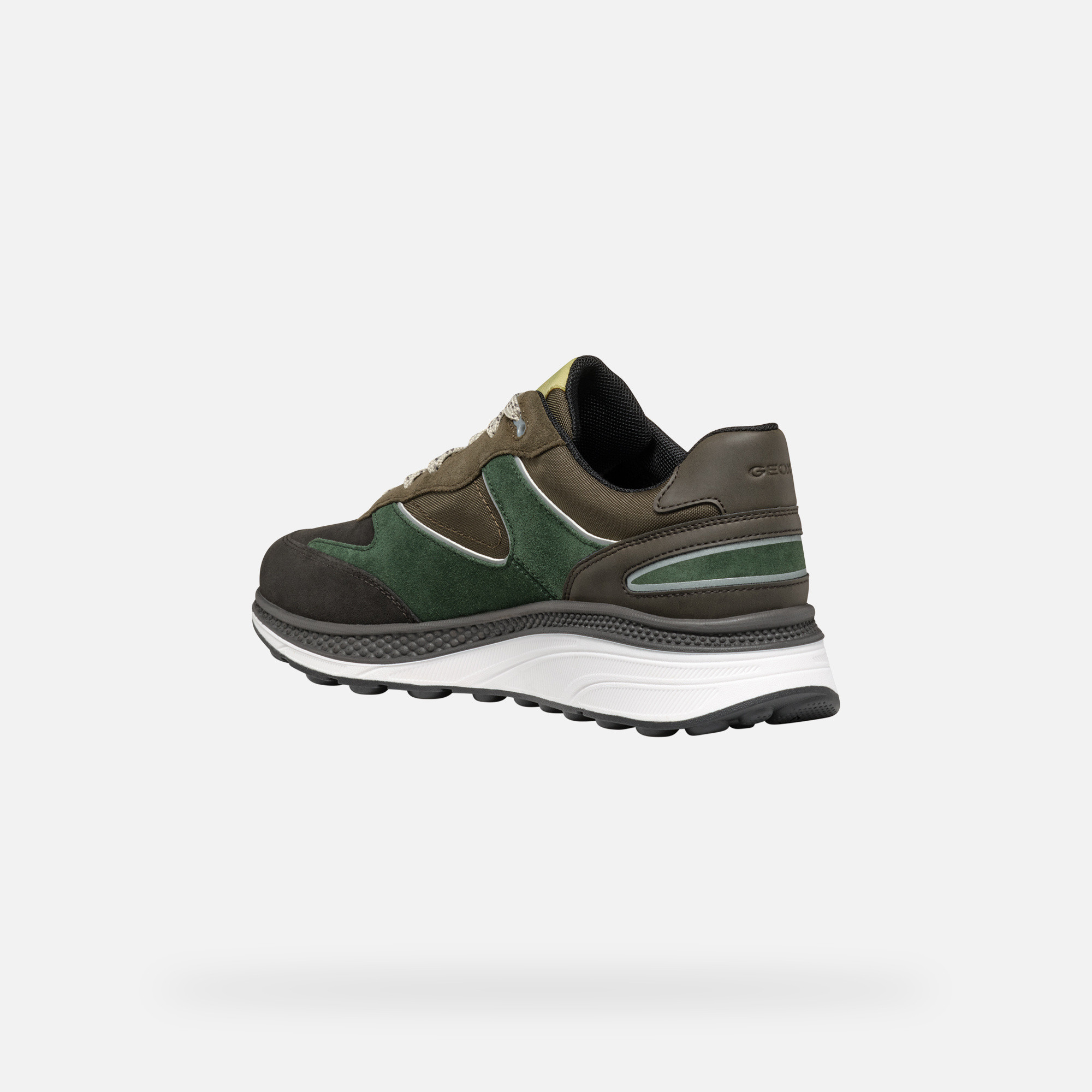 Green Men's Geox Spherica Actif X1 Sneakers - Mens