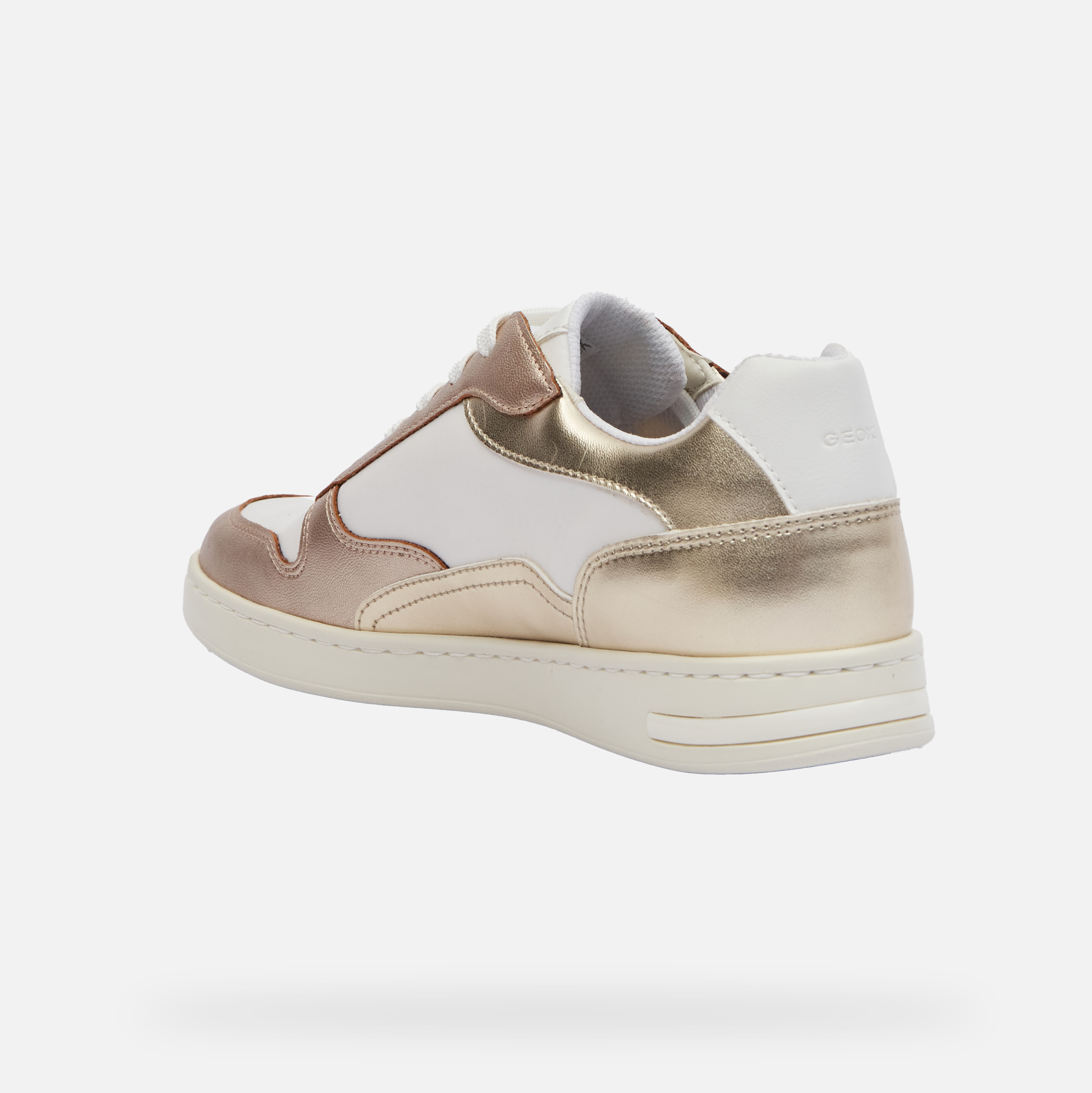 White women's sneakers Geox Jaysen - Women's