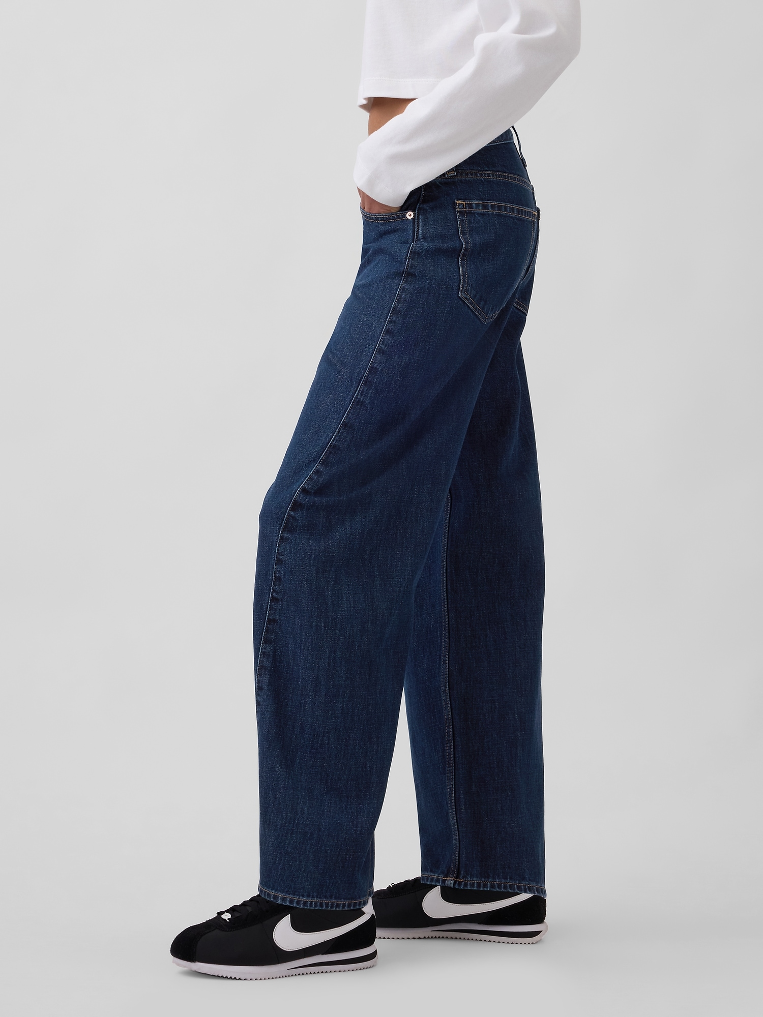 GAP Jeans Barrel High Rise - Women's