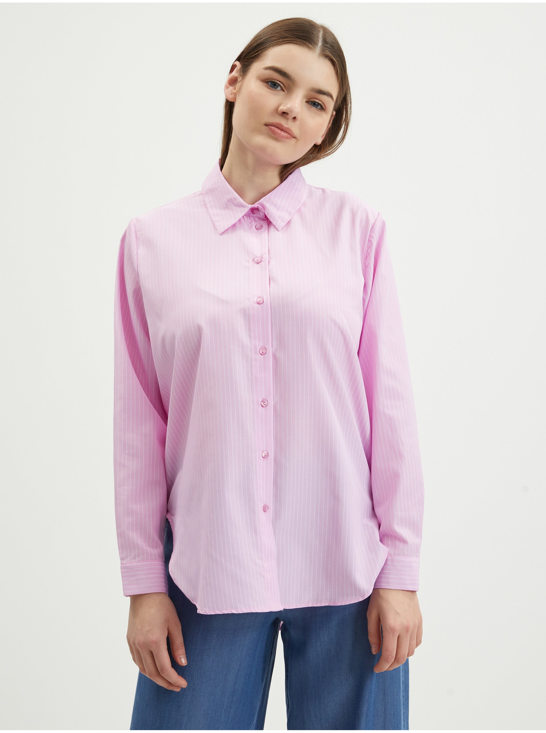 Pink Ladies Striped Shirt JDY Ella - Women