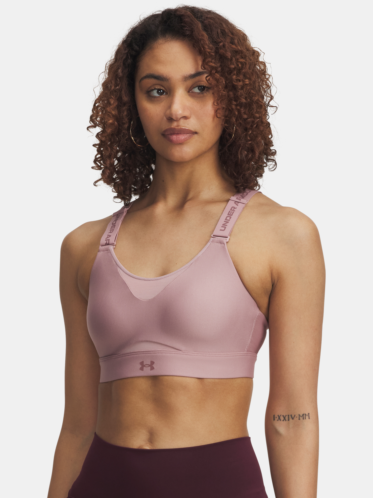 Women&#039;s bra Under Armour UA Infinity High 2.0 Bra-PNK - Women&#039;s