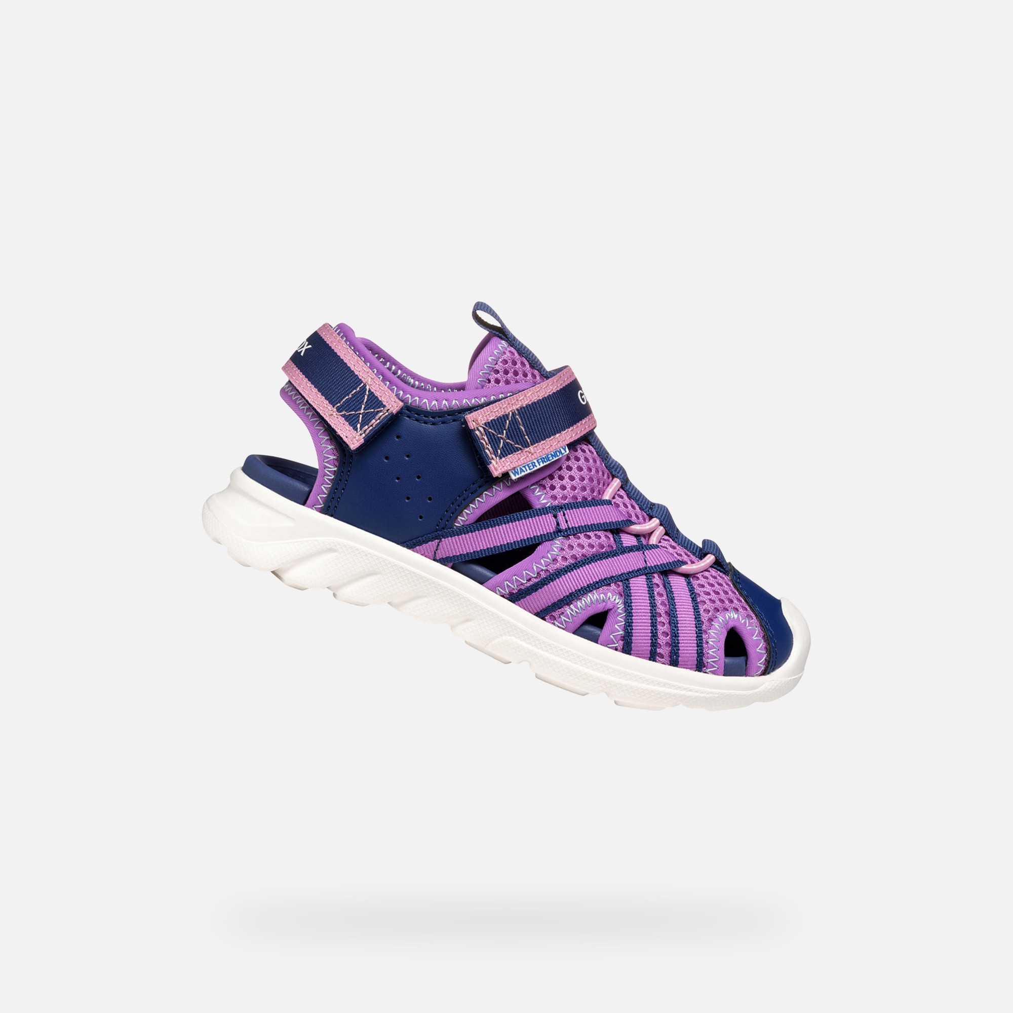 Dark Blue Girls Sandals Geox Airadyum - Girls