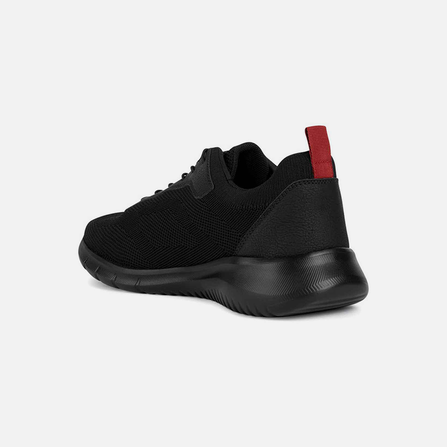 Black men's sneakers Geox Monreale A - Men's