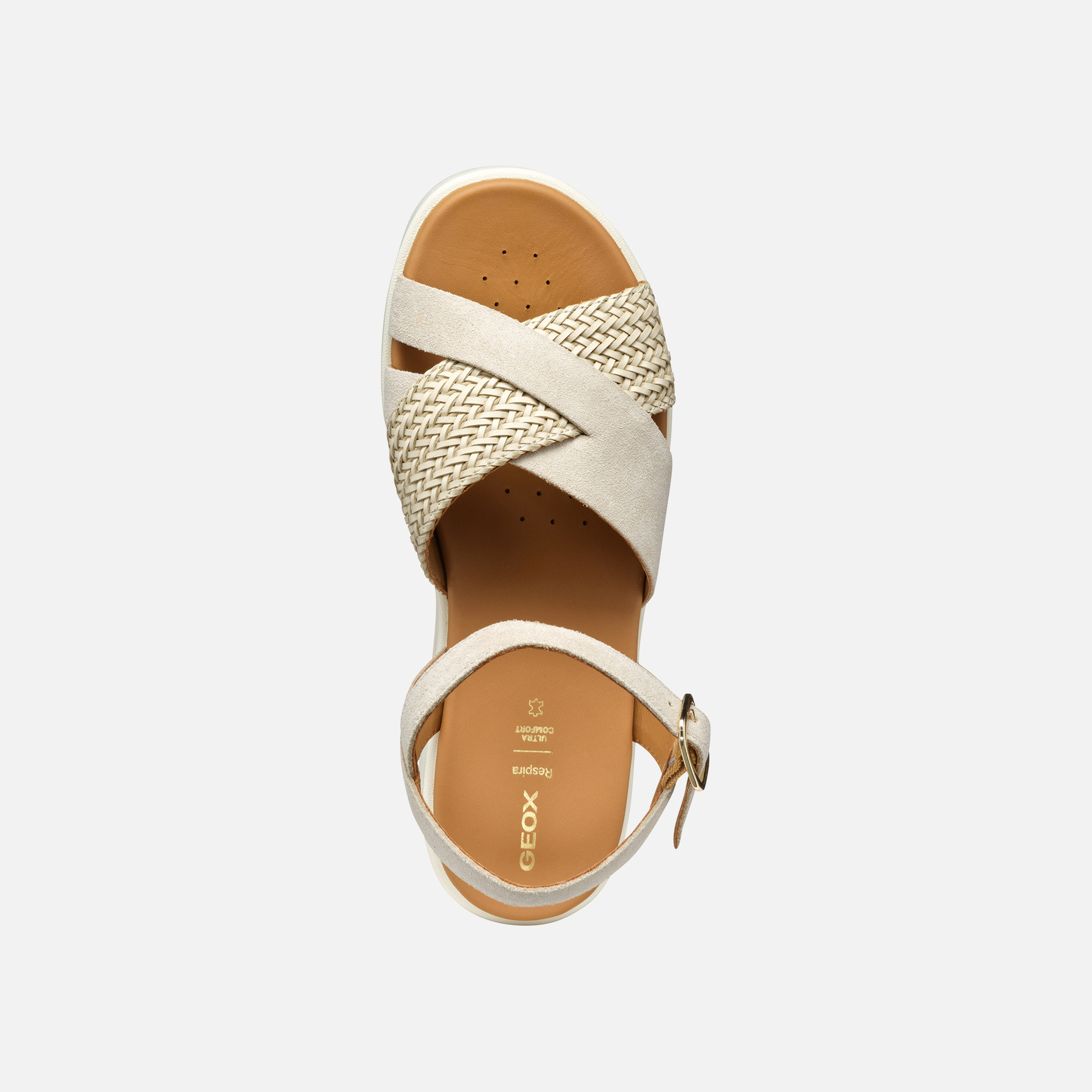 Beige women's sandals Geox XAN2.2S - Women's