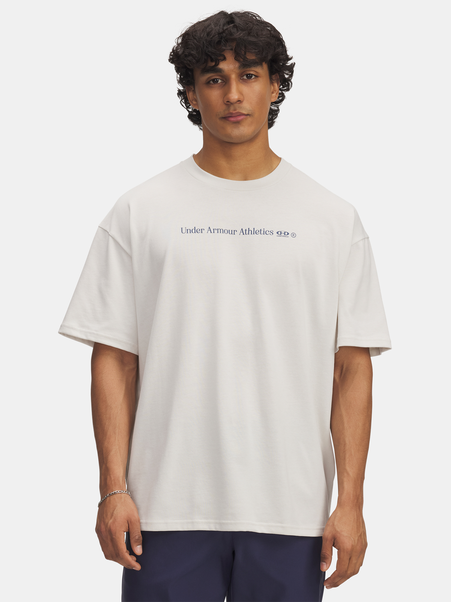 Men's Under Armour UA HWT RUNNING SHOE OS SS-WHT - Men's T-Shirt