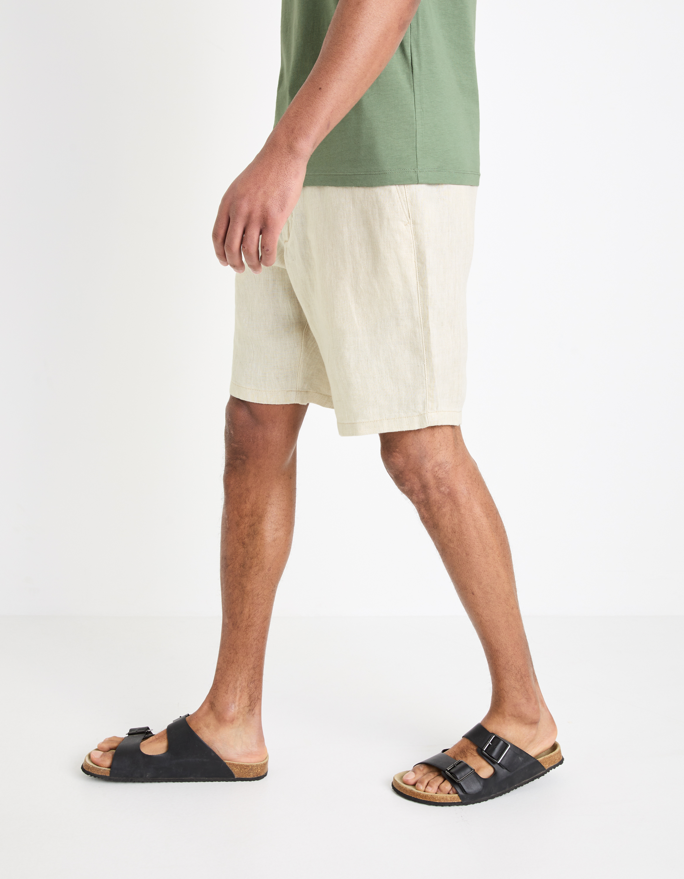 Pantaloni scurti pentru barbati Celio - crem
