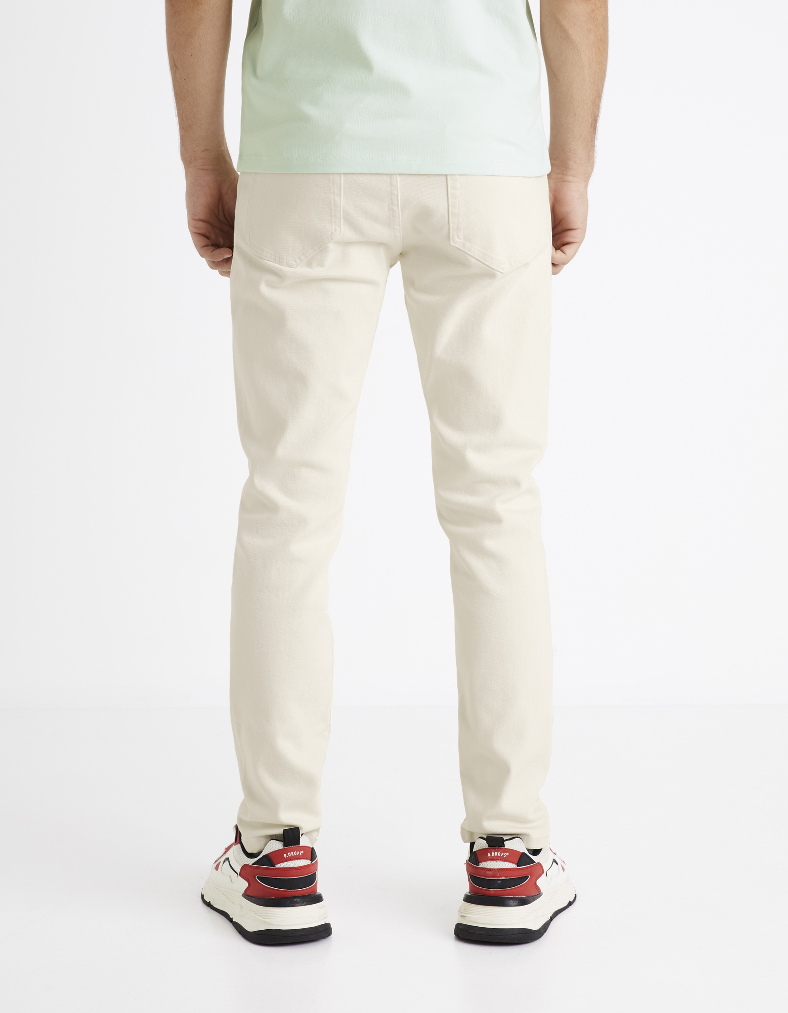Slim fit pentru barbati Celio - crem
