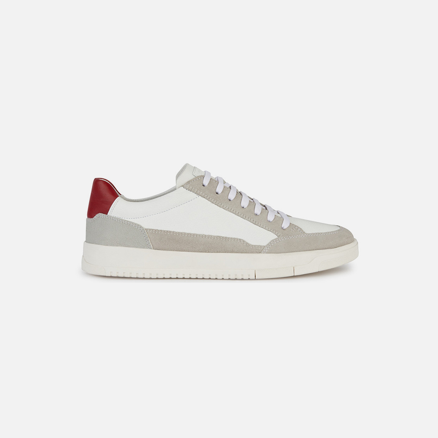 White men&#039;s sneakers Geox Segnale A - Men&#039;s